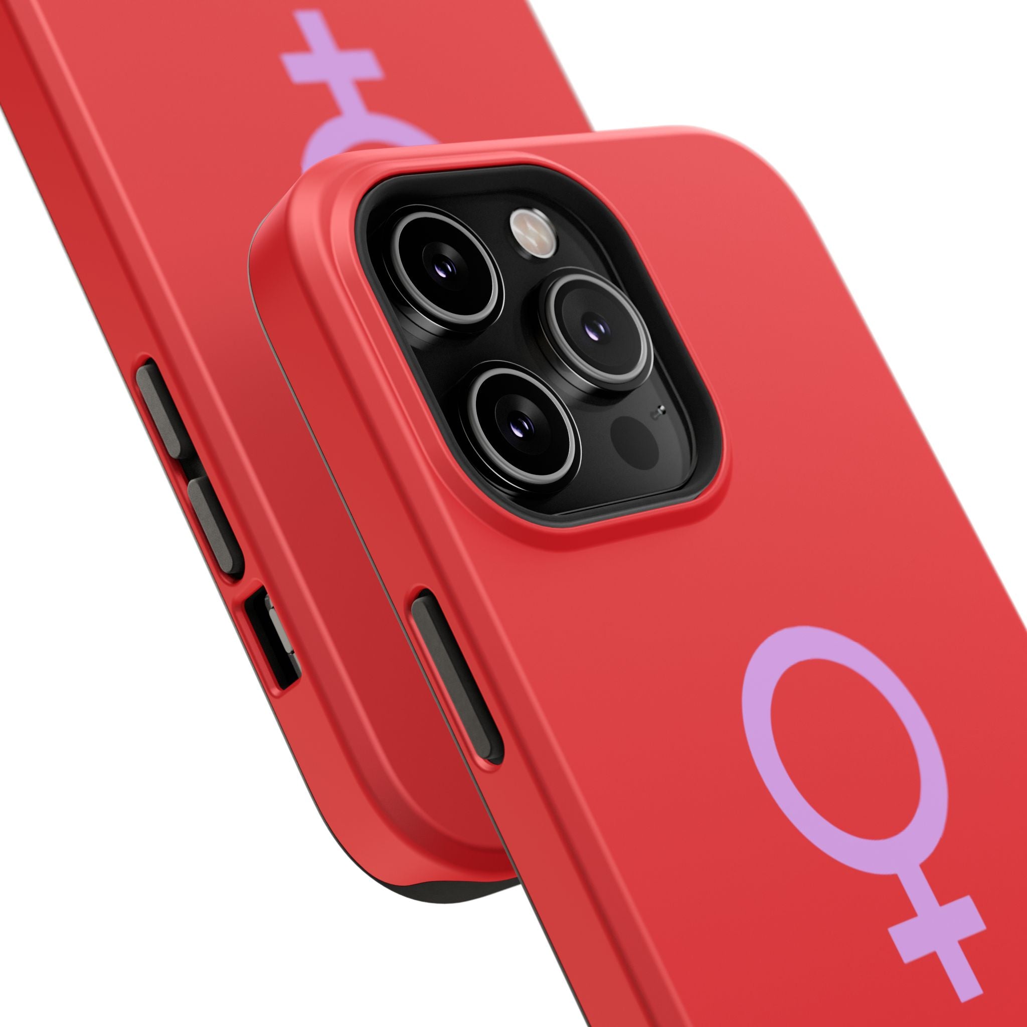 Venus Female Symbol phone case | Impact-Resistant Case, Red
