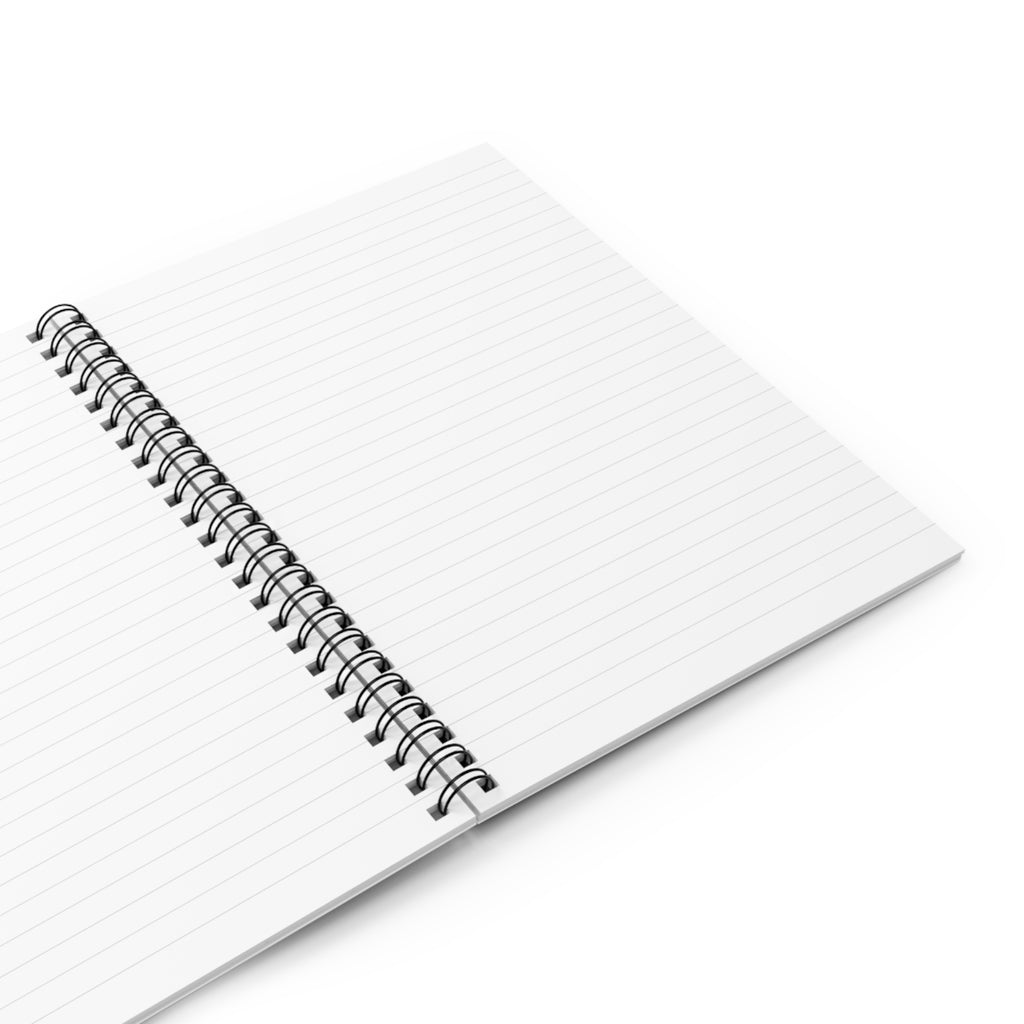 Be Kind script typography Spiral Notebook | Ruled lined journal