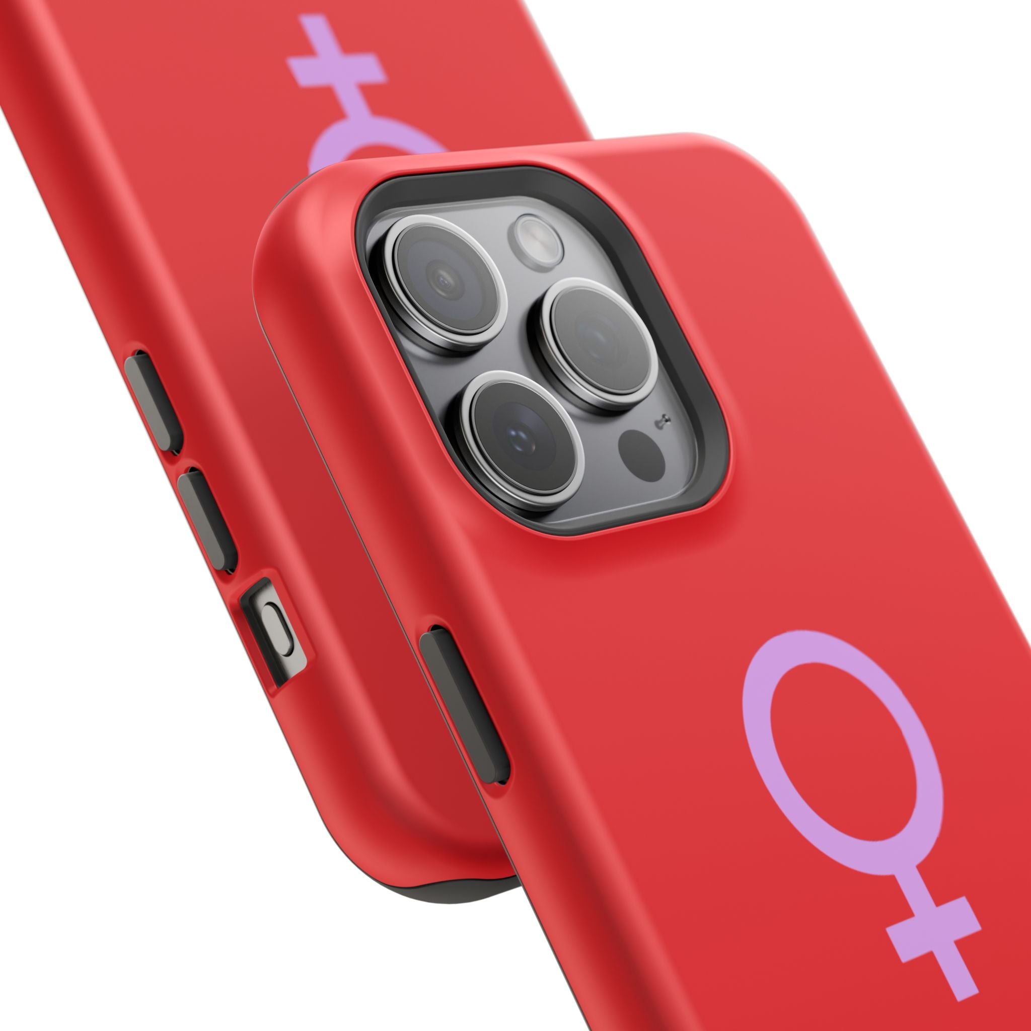 Venus Female Symbol phone case | Impact-Resistant Case, Red