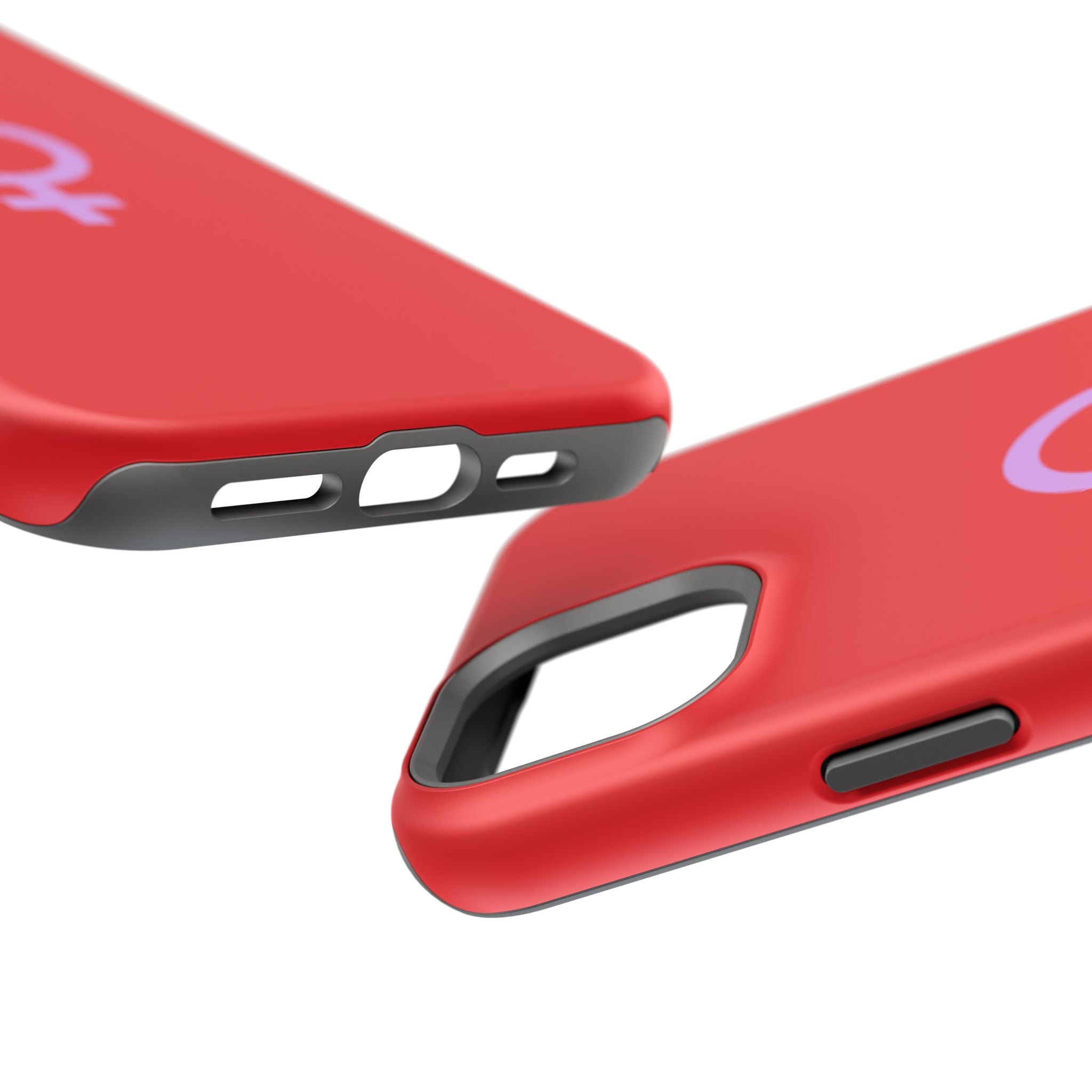 Venus Female Symbol phone case | Impact-Resistant Case, Red