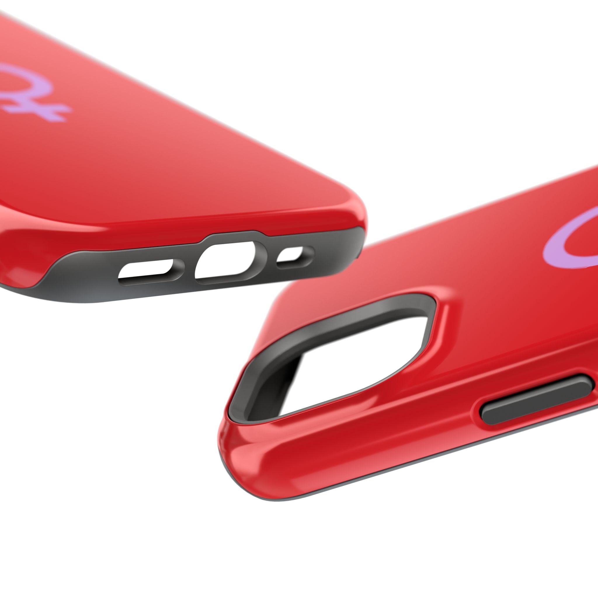 Venus Female Symbol phone case | Impact-Resistant Case, Red