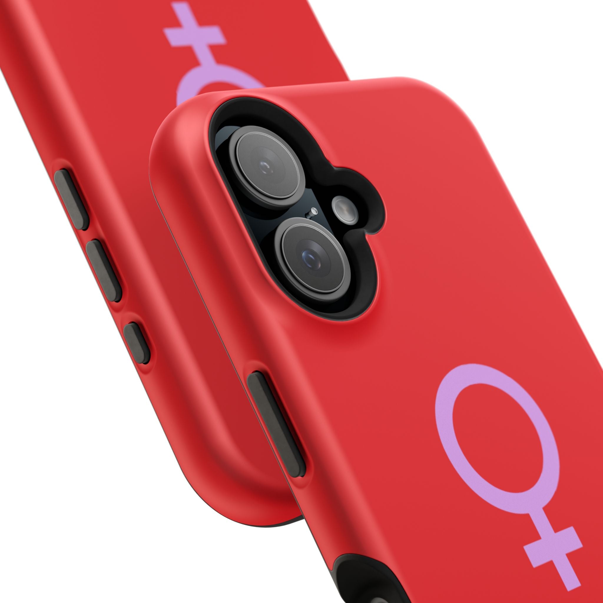 Venus Female Symbol phone case | Impact-Resistant Case, Red