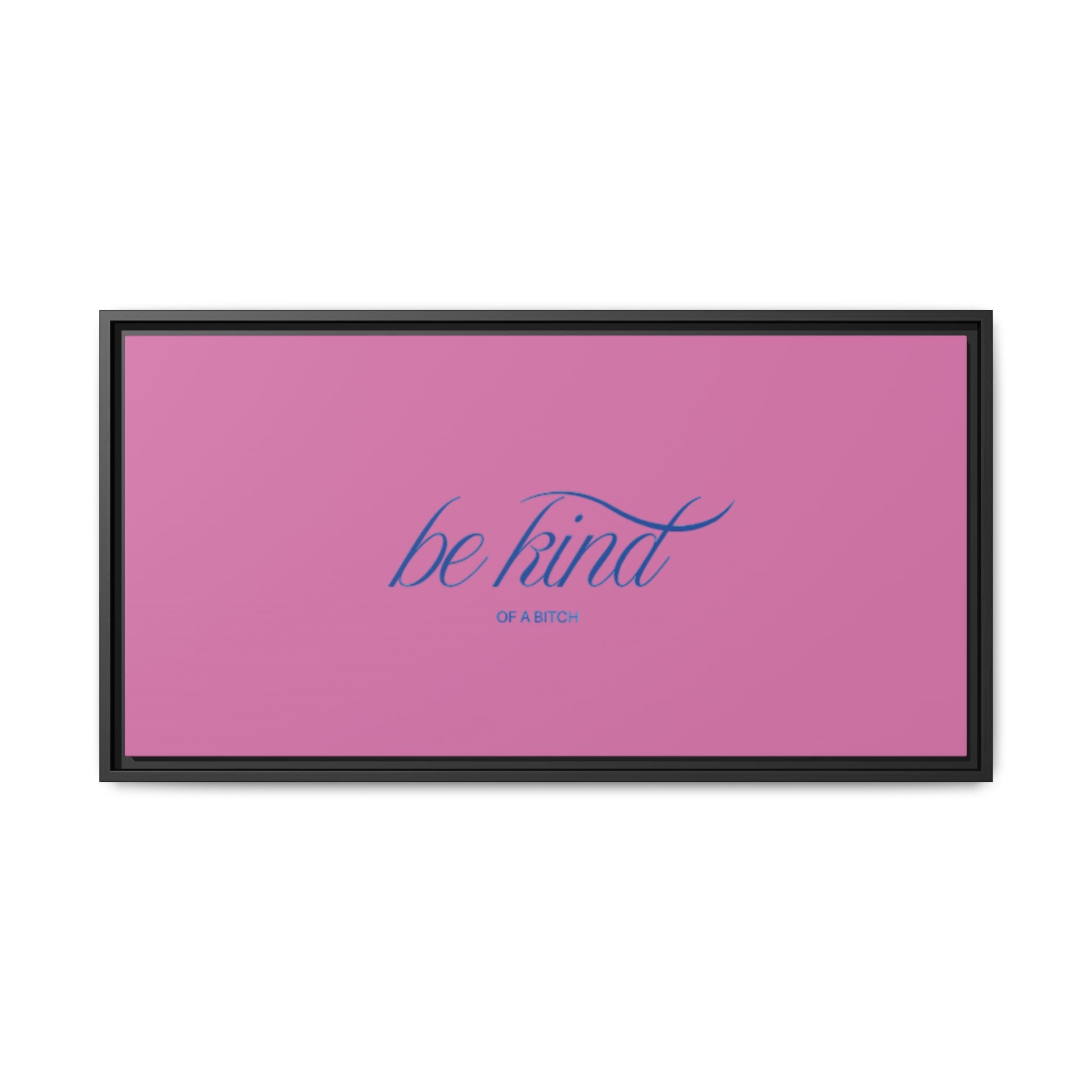 Matte Canvas, Framed (Multi-color)