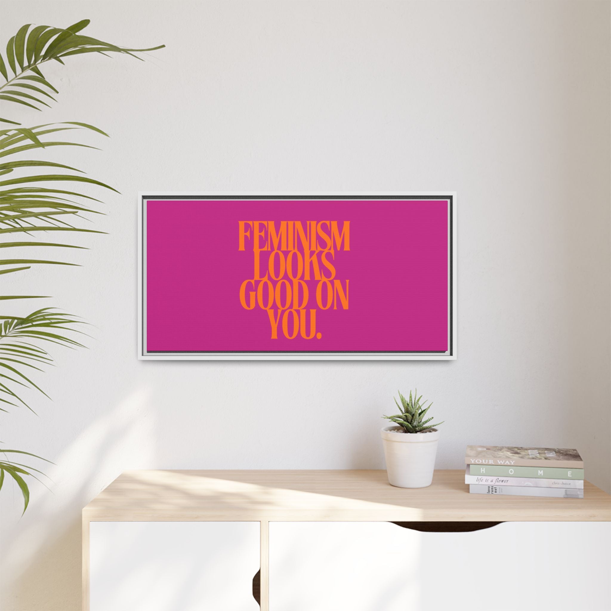 Matte Canvas, Framed (Multi-color)