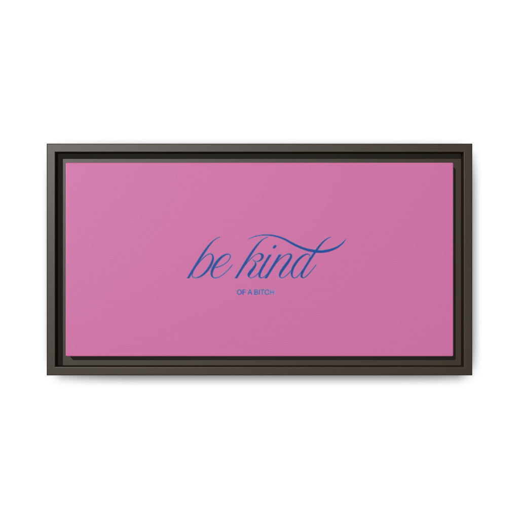 Matte Canvas, Framed (Multi-color)
