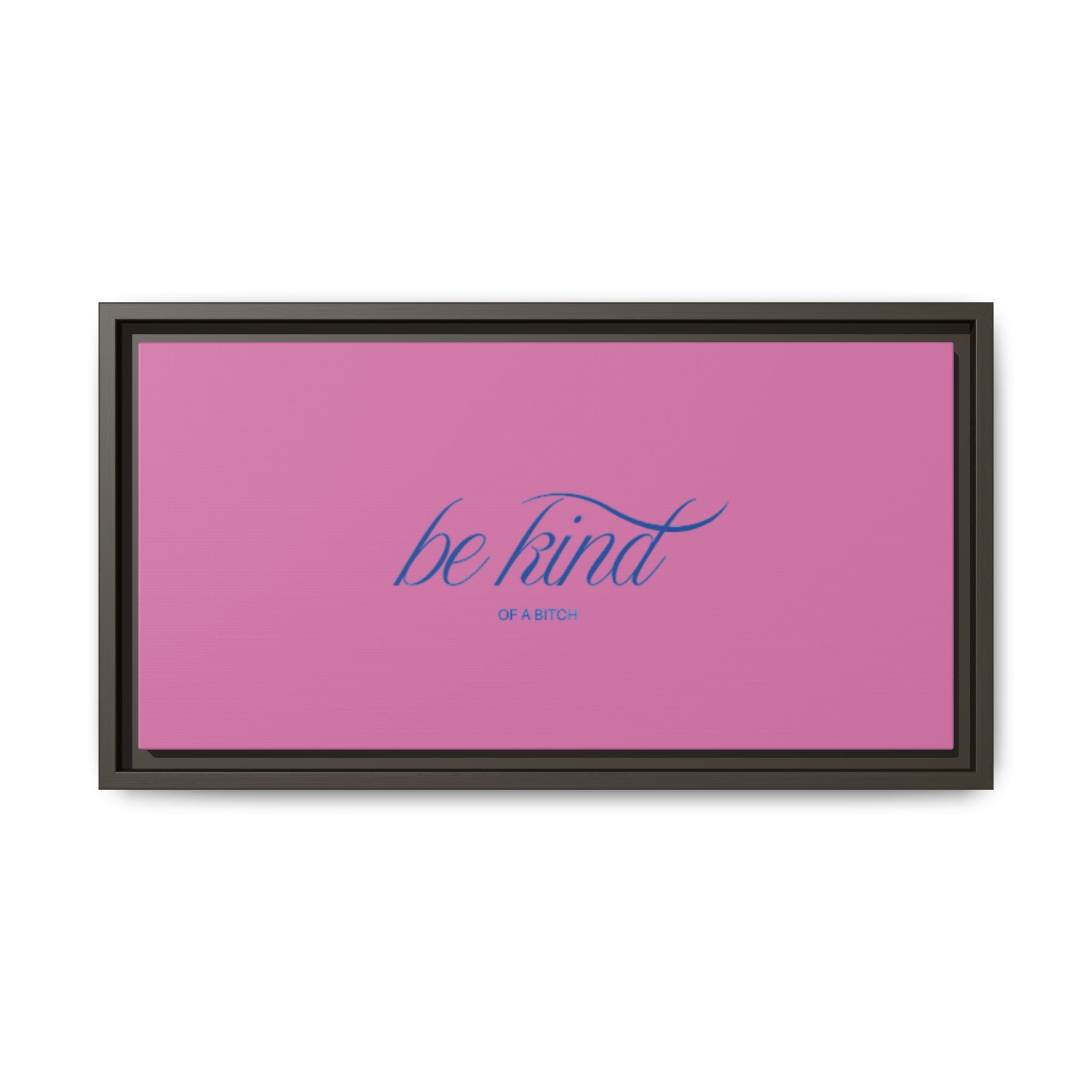 Matte Canvas, Framed (Multi-color)