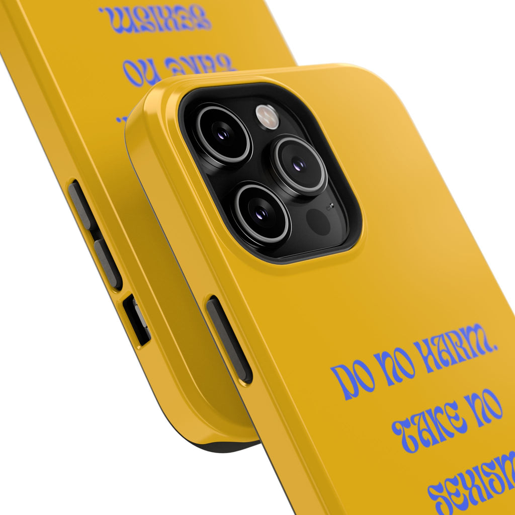 Do No Harm, Take No Sexism Phone Case | Impact-Resistant Case