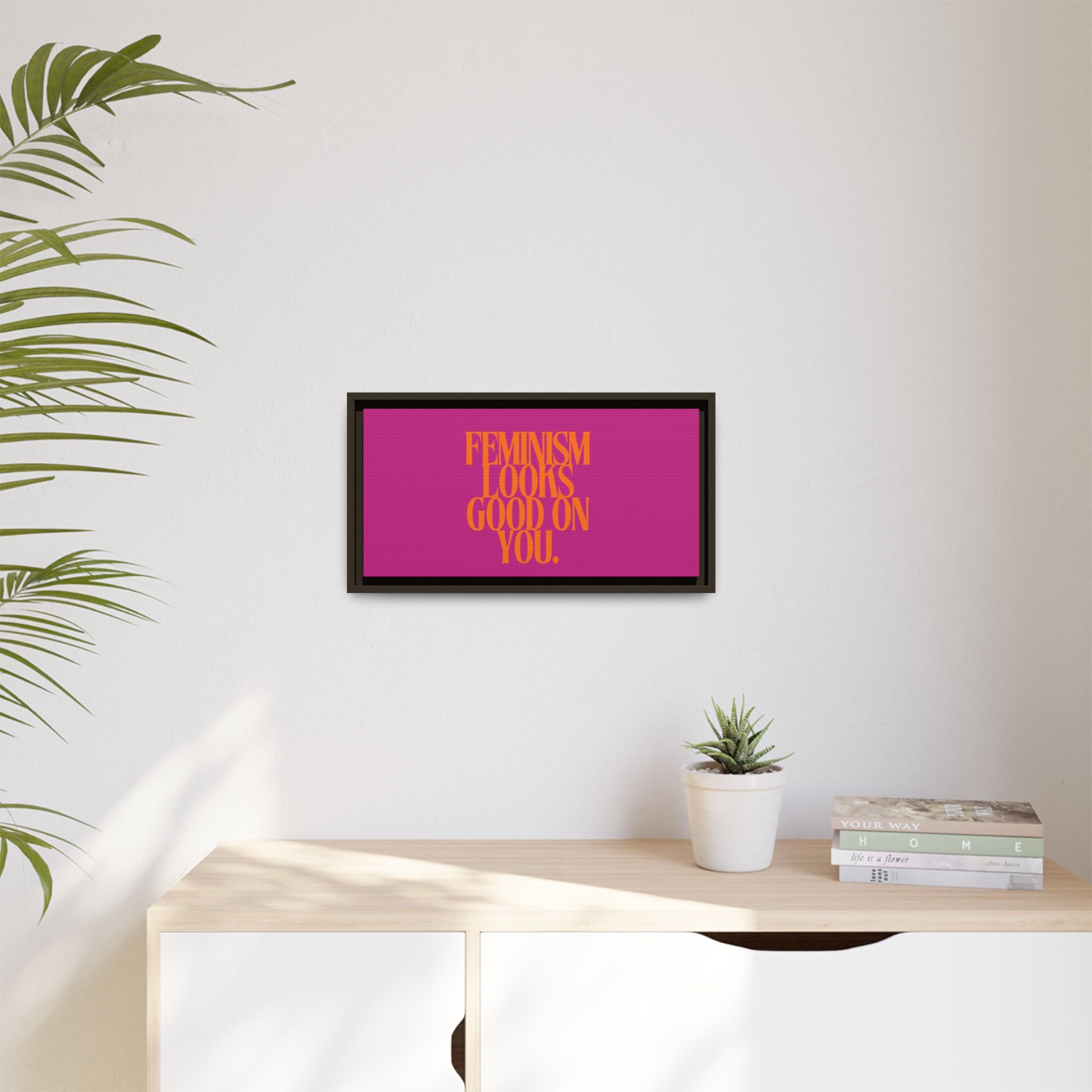 Matte Canvas, Framed (Multi-color)