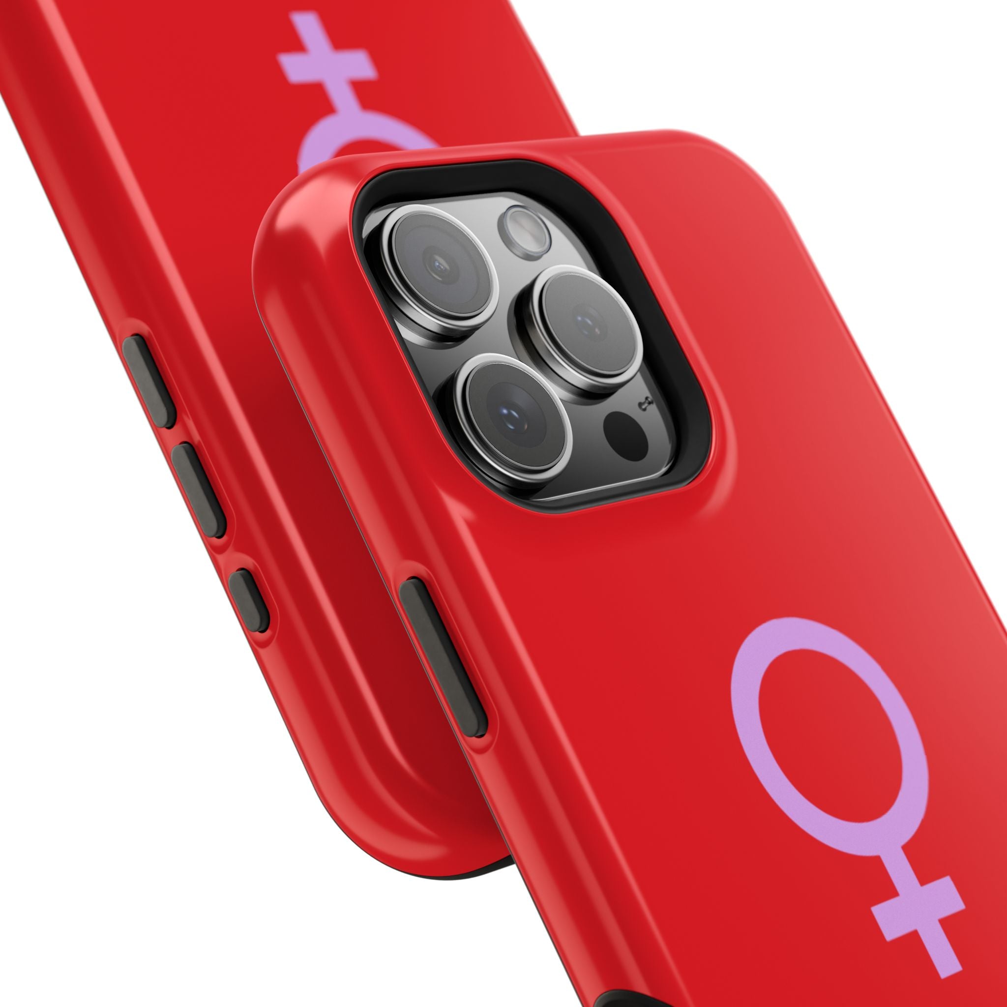 Venus Female Symbol phone case | Impact-Resistant Case, Red