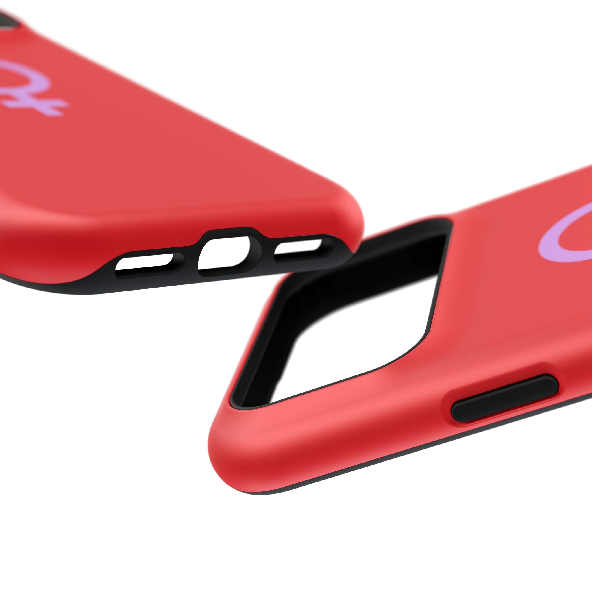 Venus Female Symbol phone case | Impact-Resistant Case, Red