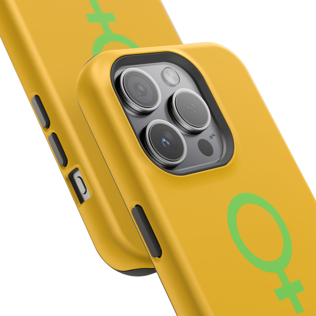 Green Venus Symbol Phone Case | Impact-Resistant Case