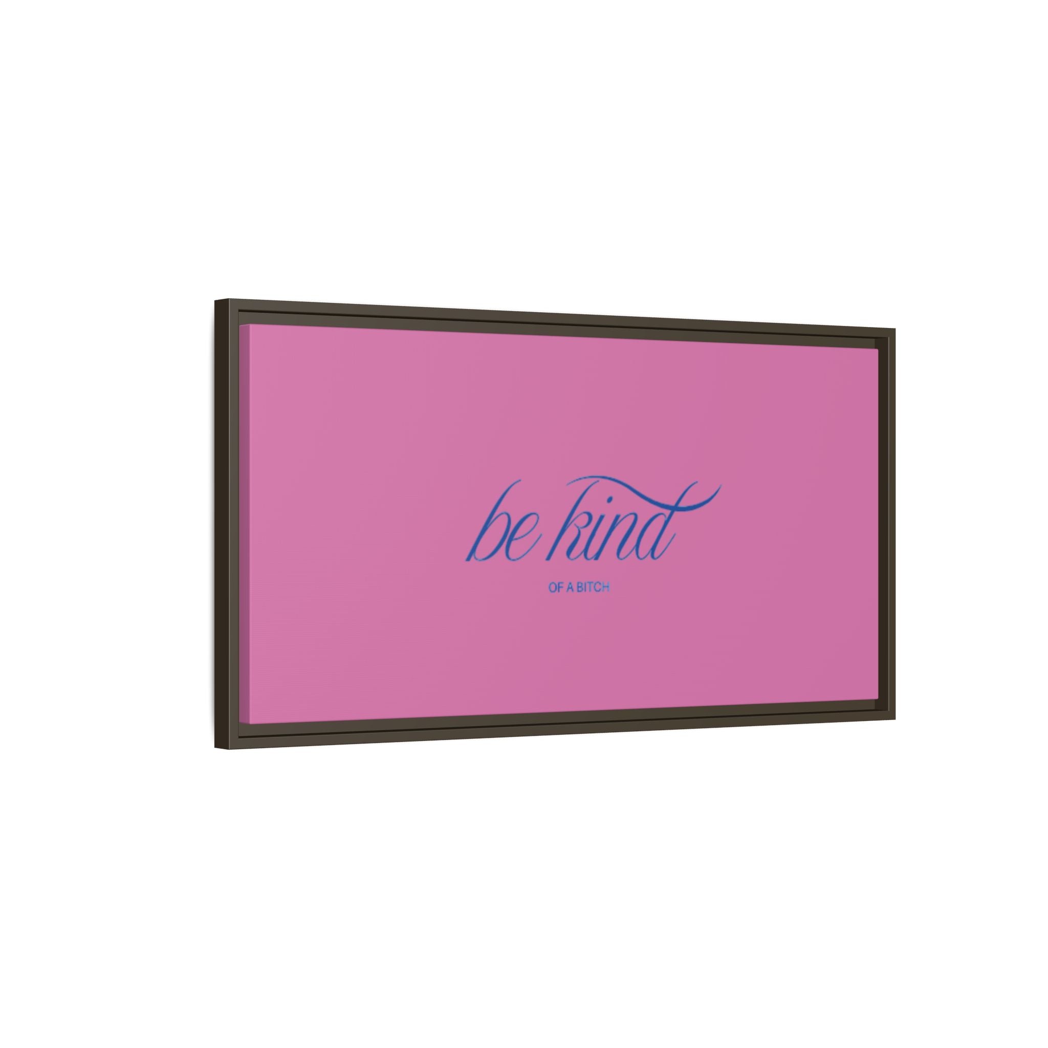 Matte Canvas, Framed (Multi-color)