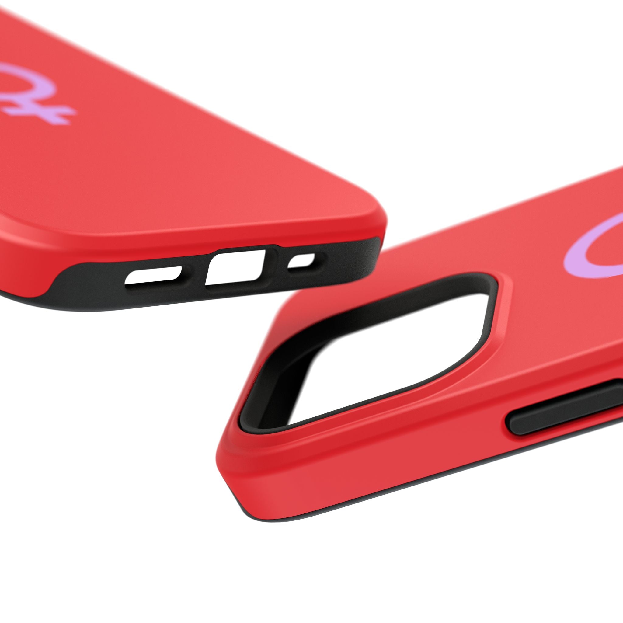 Venus Female Symbol phone case | Impact-Resistant Case, Red