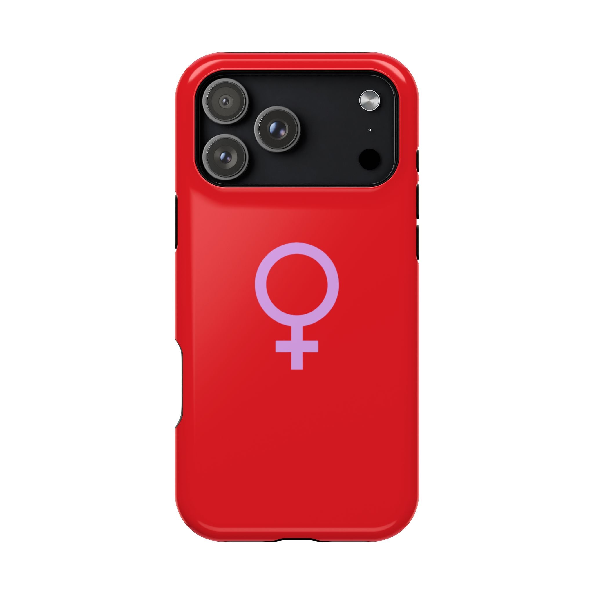 Venus Female Symbol phone case | Impact-Resistant Case, Red