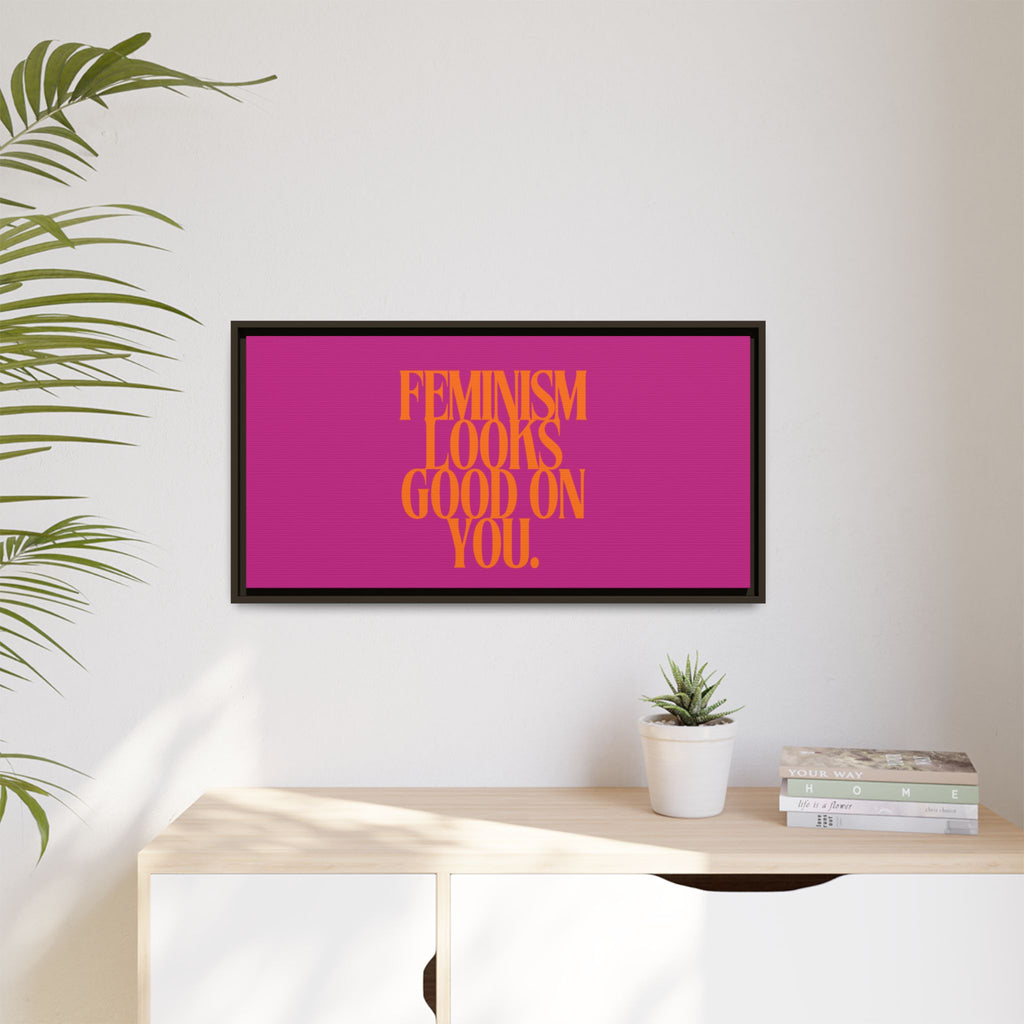 Matte Canvas, Framed (Multi-color)