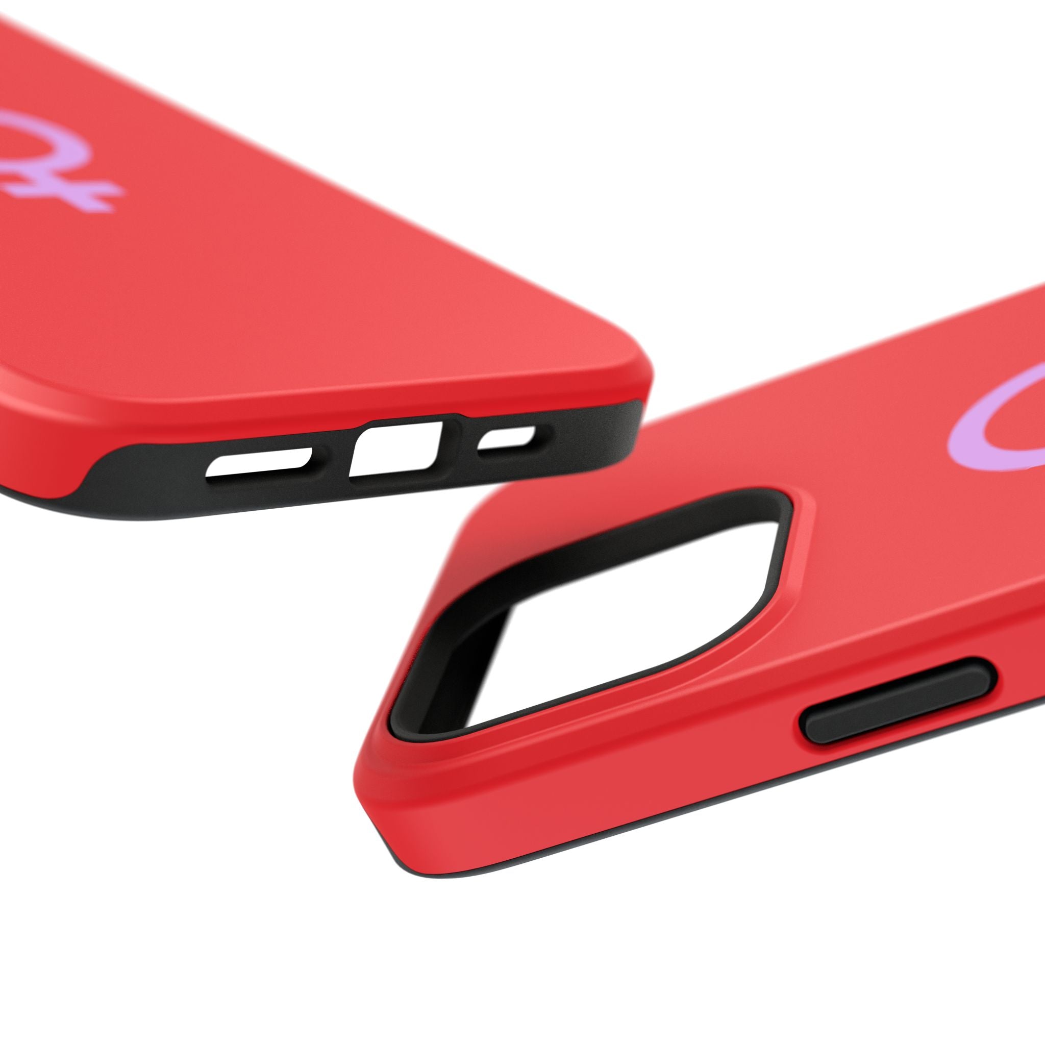 Venus Female Symbol phone case | Impact-Resistant Case, Red