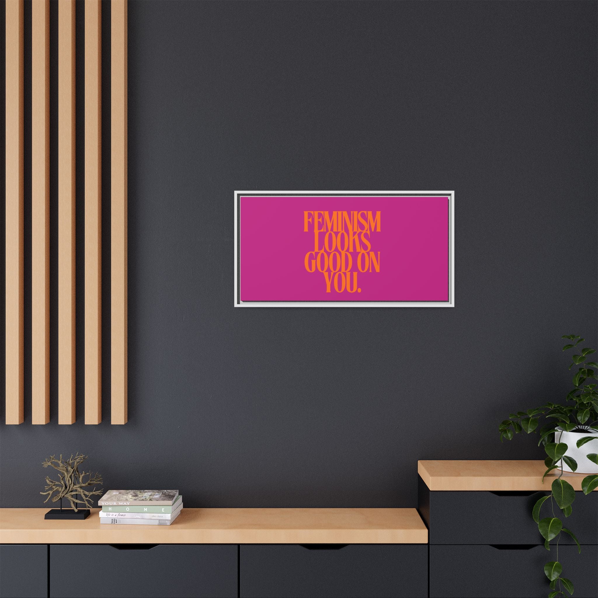 Matte Canvas, Framed (Multi-color)