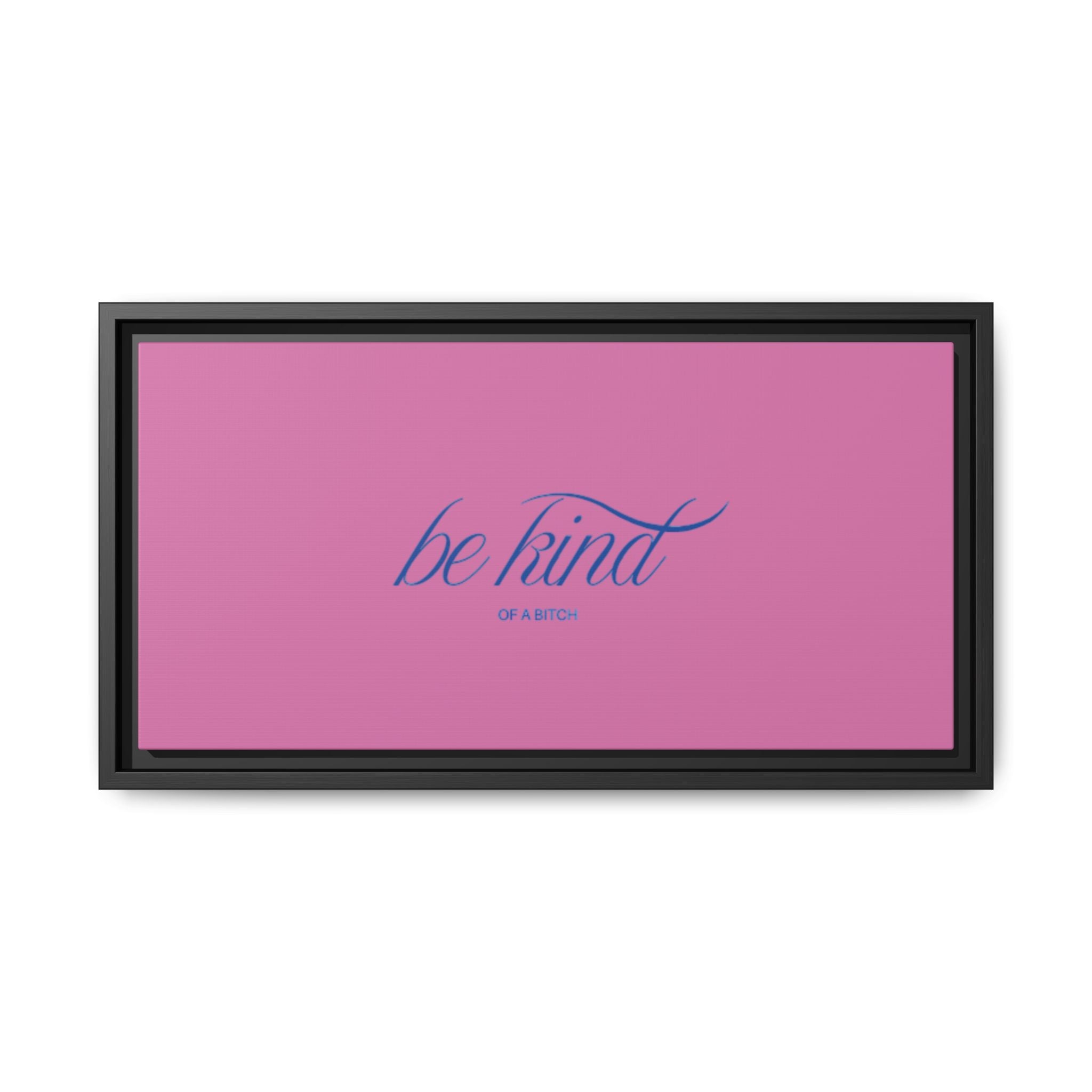 Matte Canvas, Framed (Multi-color)