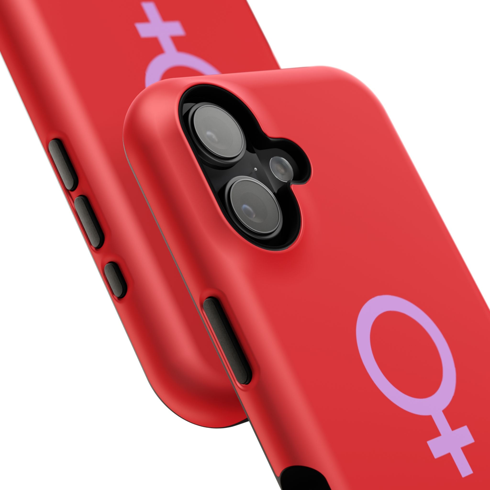 Venus Female Symbol phone case | Impact-Resistant Case, Red