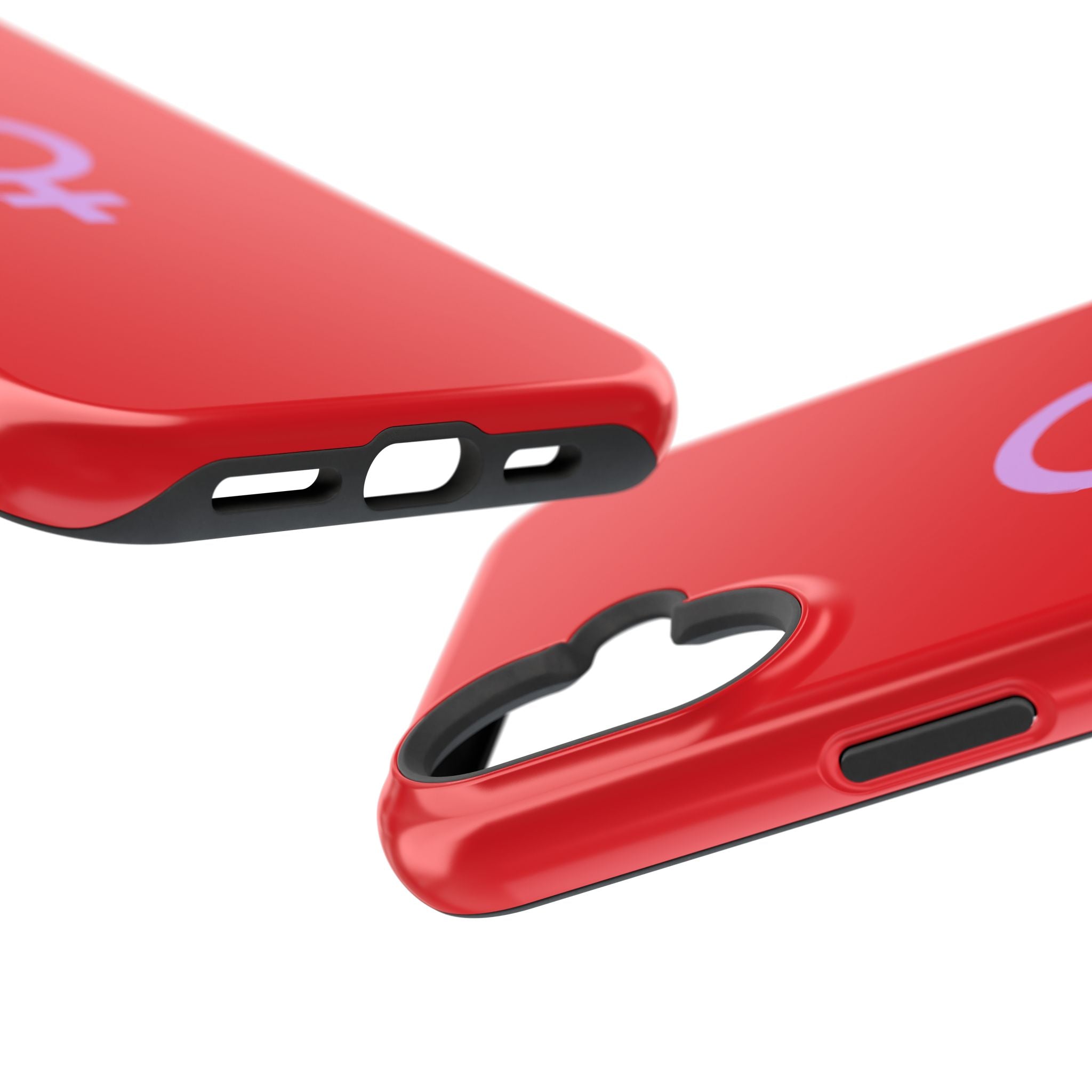 Venus Female Symbol phone case | Impact-Resistant Case, Red