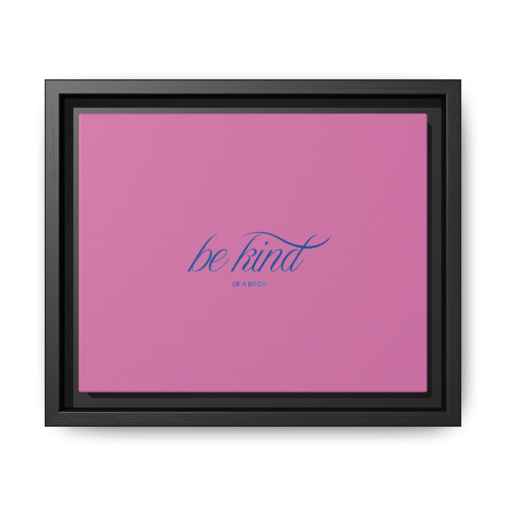 Matte Canvas, Framed (Multi-color)