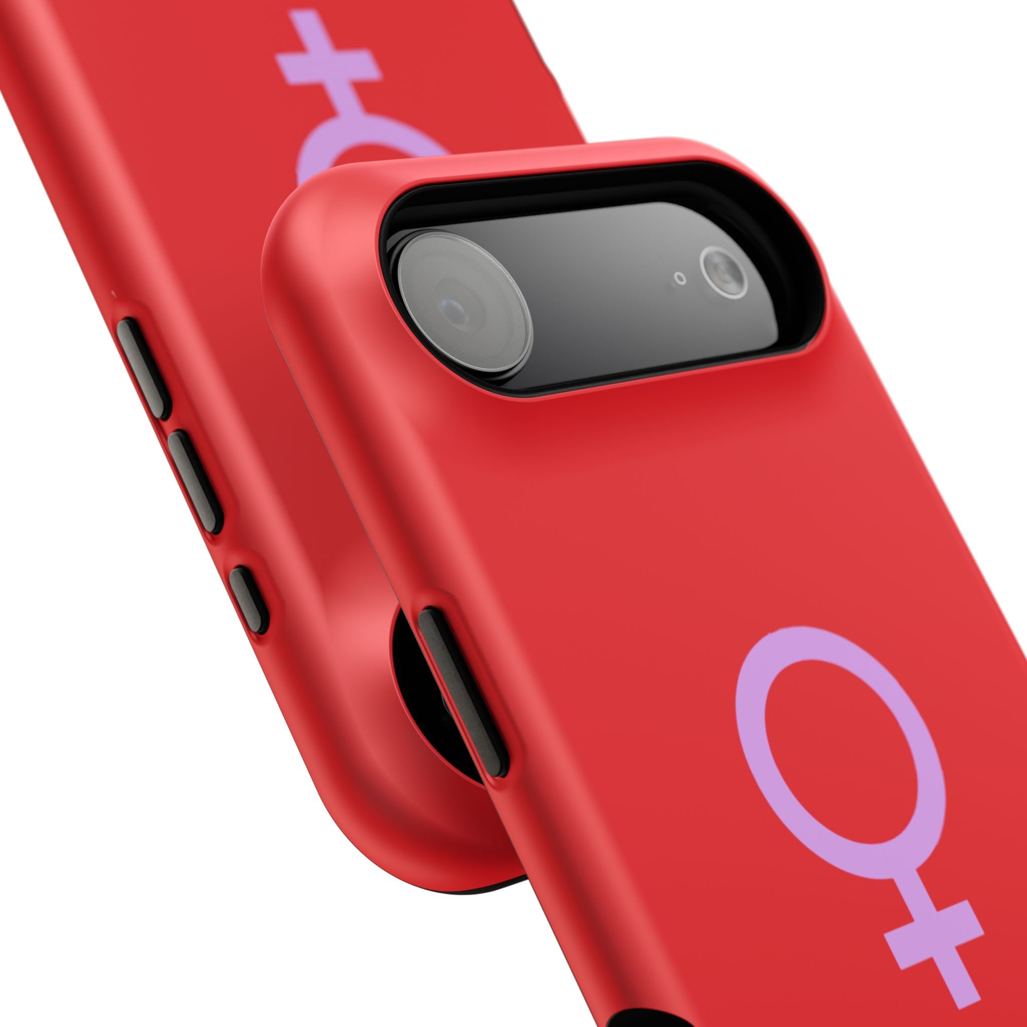 Venus Female Symbol phone case | Impact-Resistant Case, Red