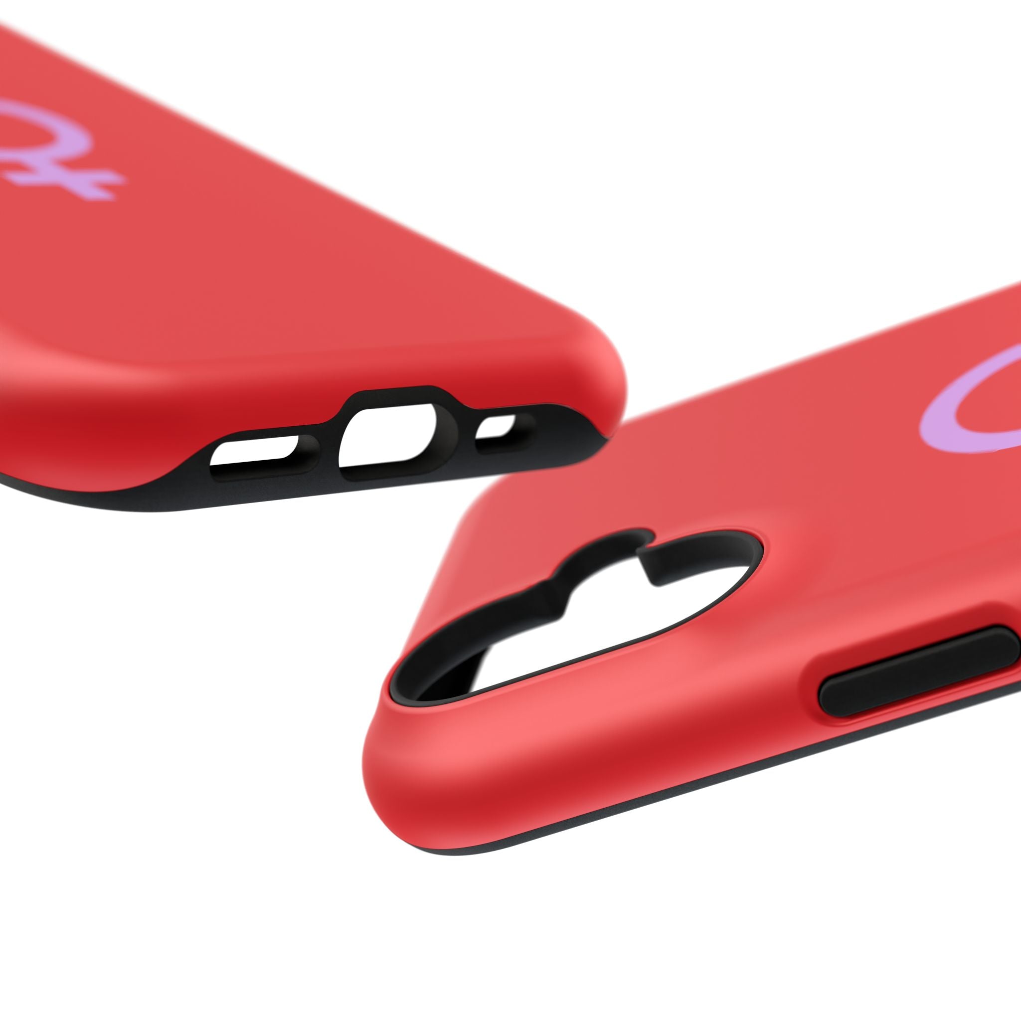 Venus Female Symbol phone case | Impact-Resistant Case, Red