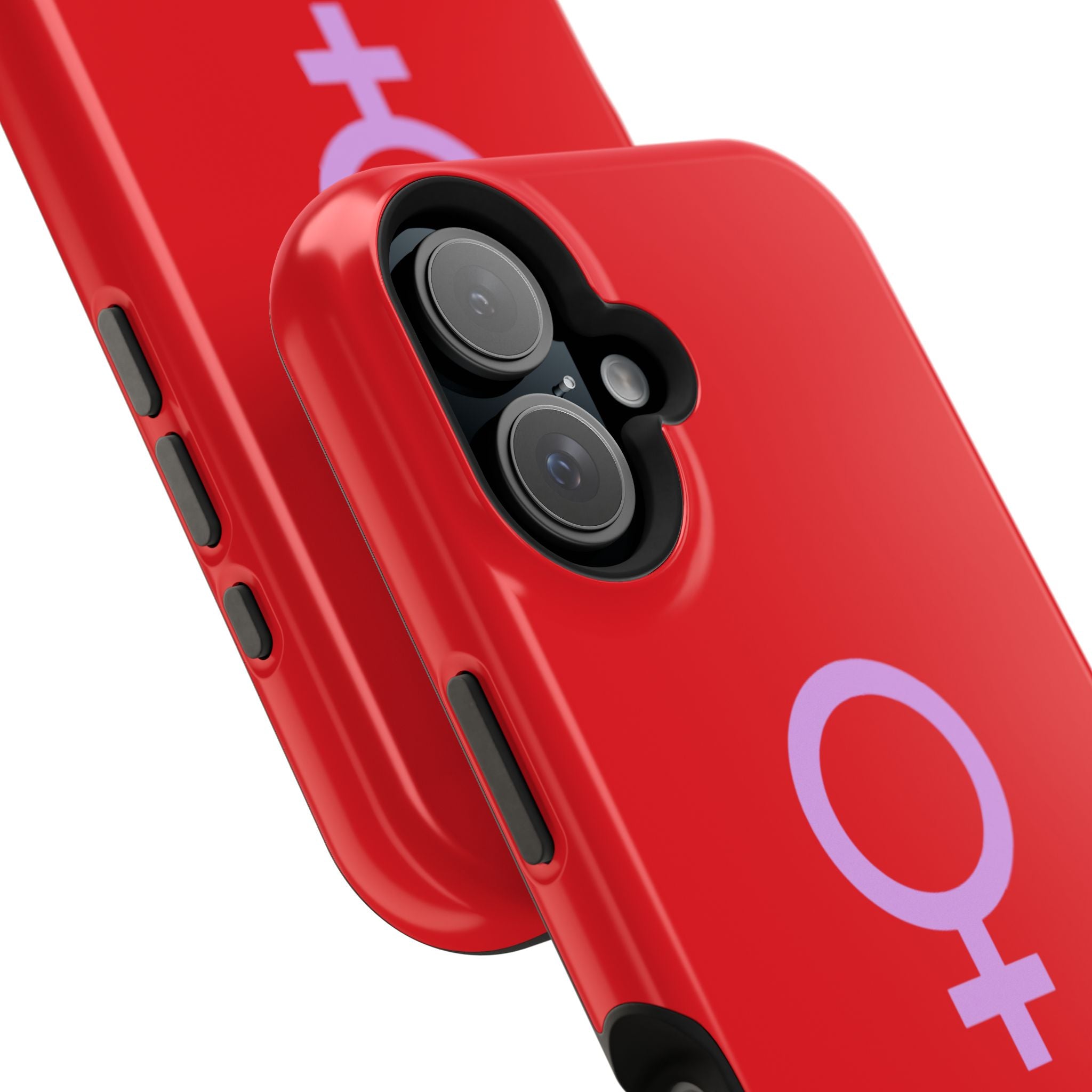 Venus Female Symbol phone case | Impact-Resistant Case, Red