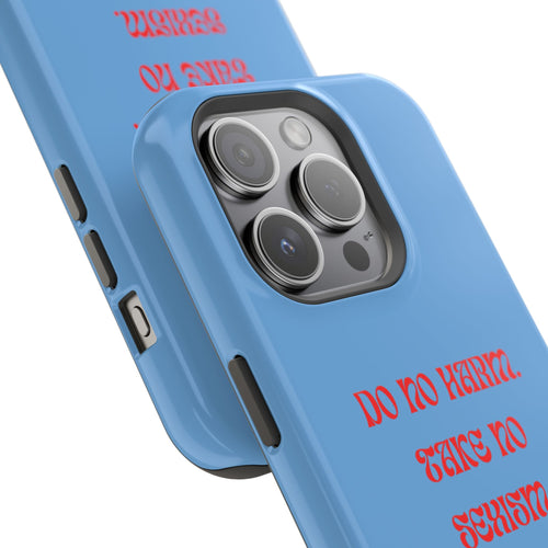 Do No Harm Take No Sexism phone case | Impact-Resistant Case