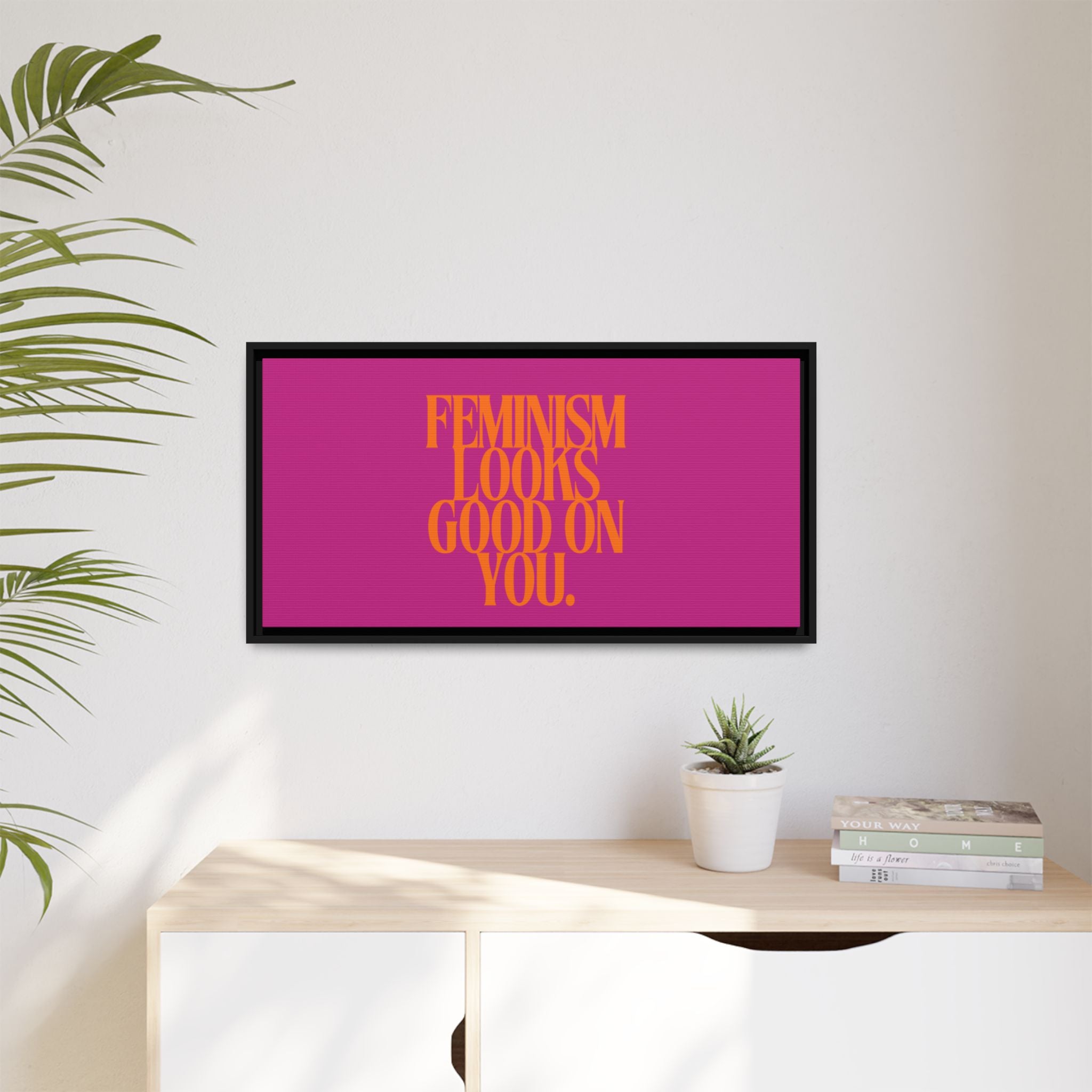 Matte Canvas, Framed (Multi-color)
