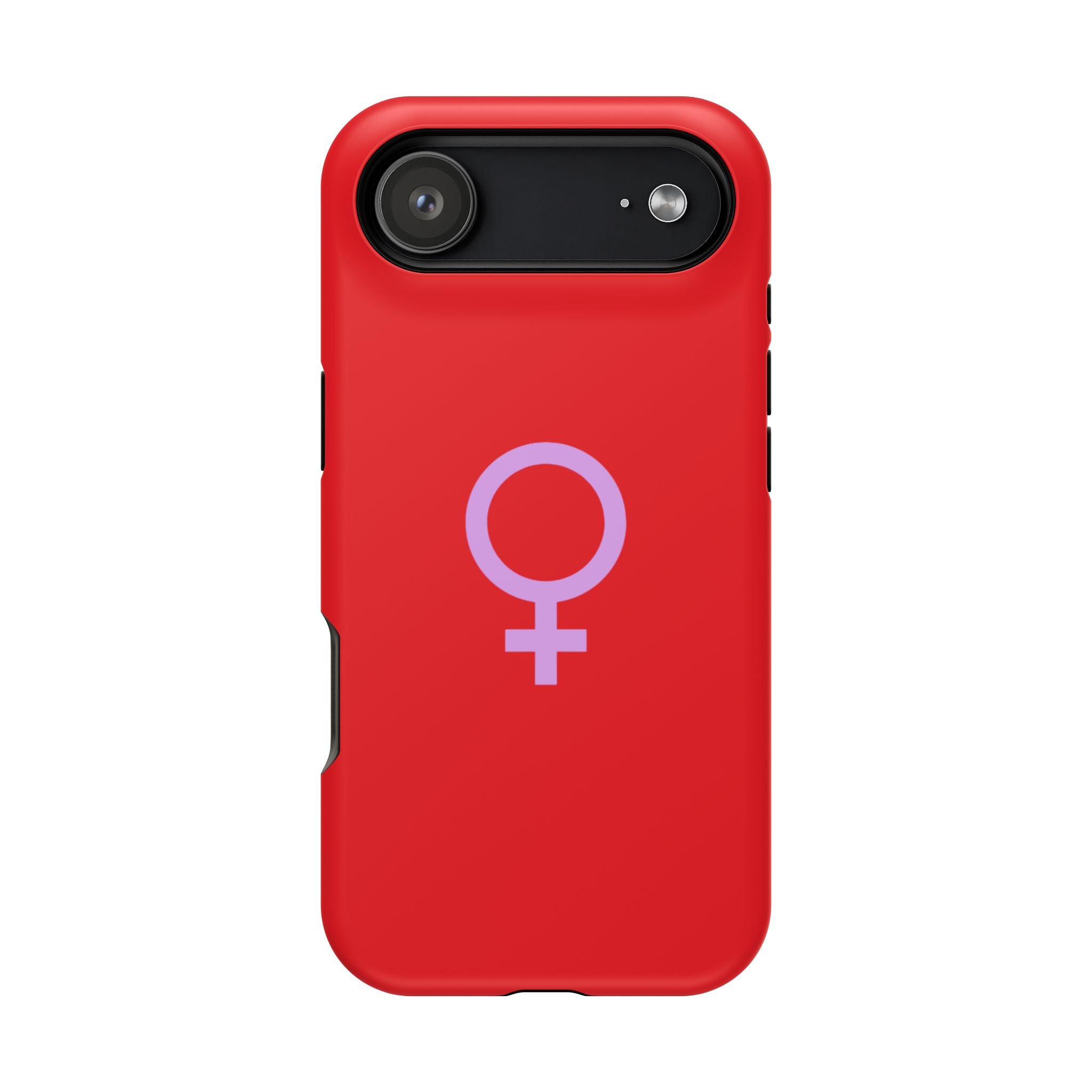 Venus Female Symbol phone case | Impact-Resistant Case, Red