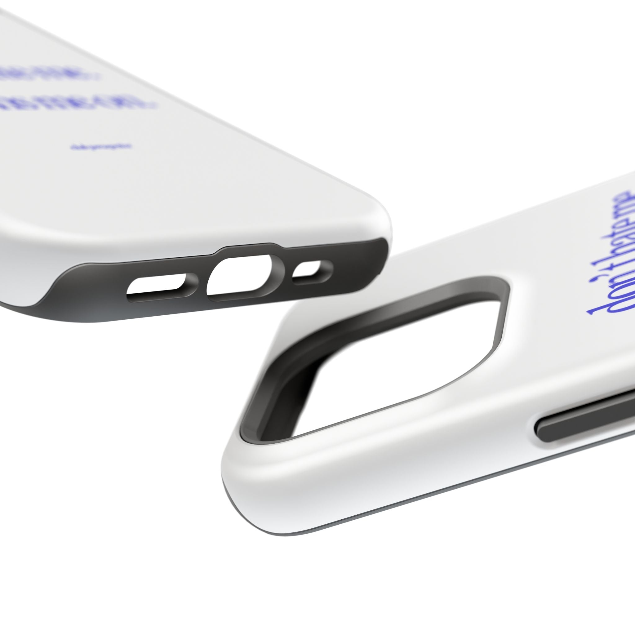 don’t hate me. it turns me on. Phone Case | Impact-Resistant Case, Minimal Text Design