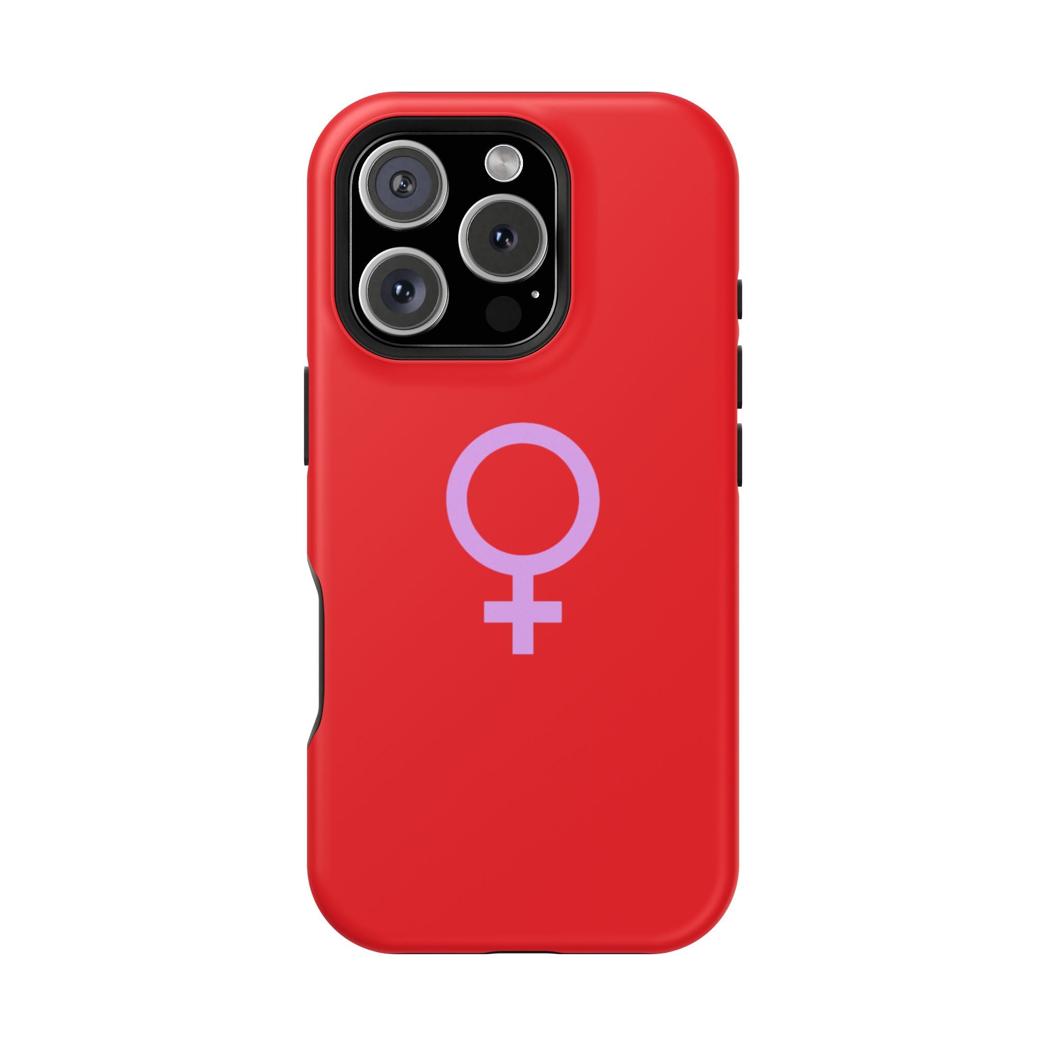 Venus Female Symbol phone case | Impact-Resistant Case, Red