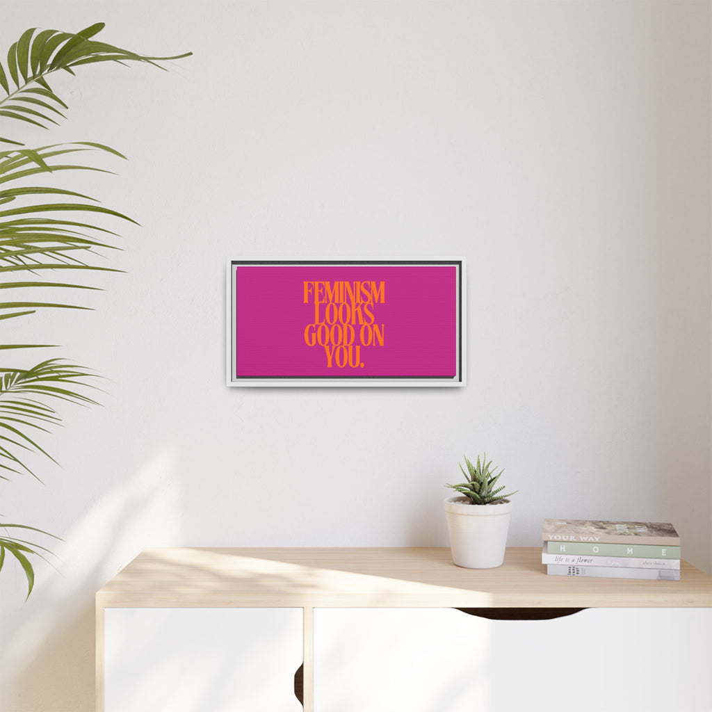 Matte Canvas, Framed (Multi-color)