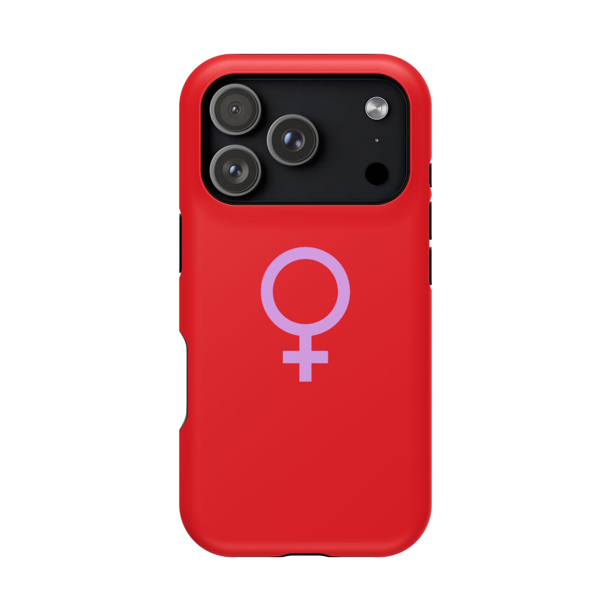 Venus Female Symbol phone case | Impact-Resistant Case, Red