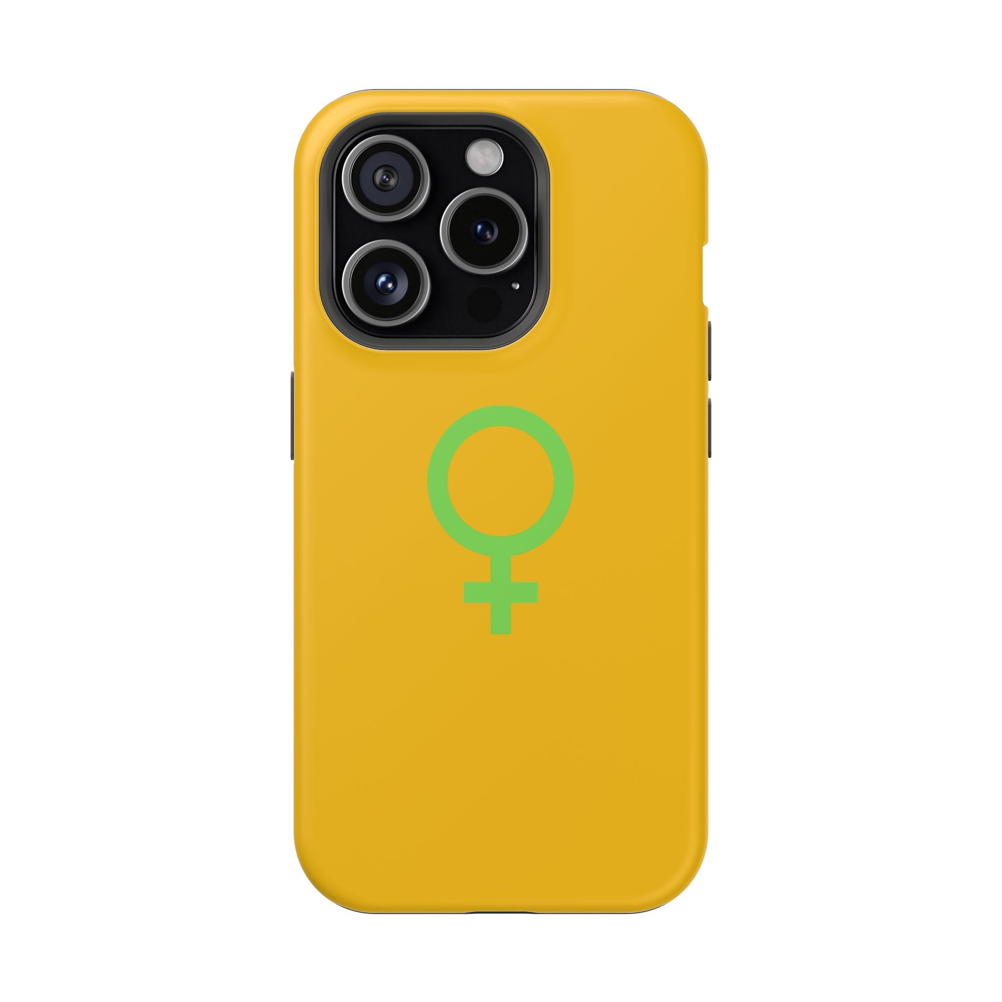 Green Venus Symbol Phone Case | Impact-Resistant Case