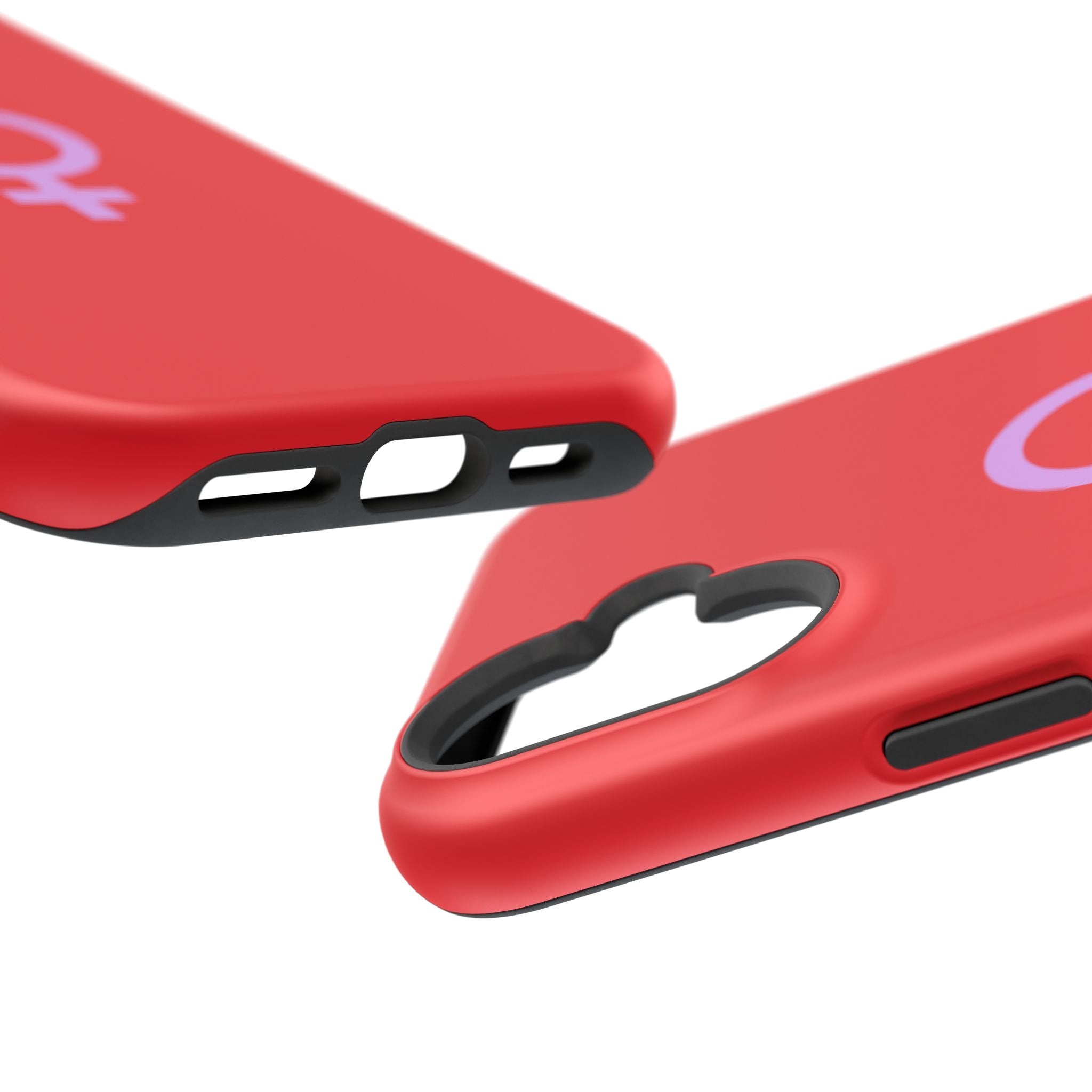 Venus Female Symbol phone case | Impact-Resistant Case, Red