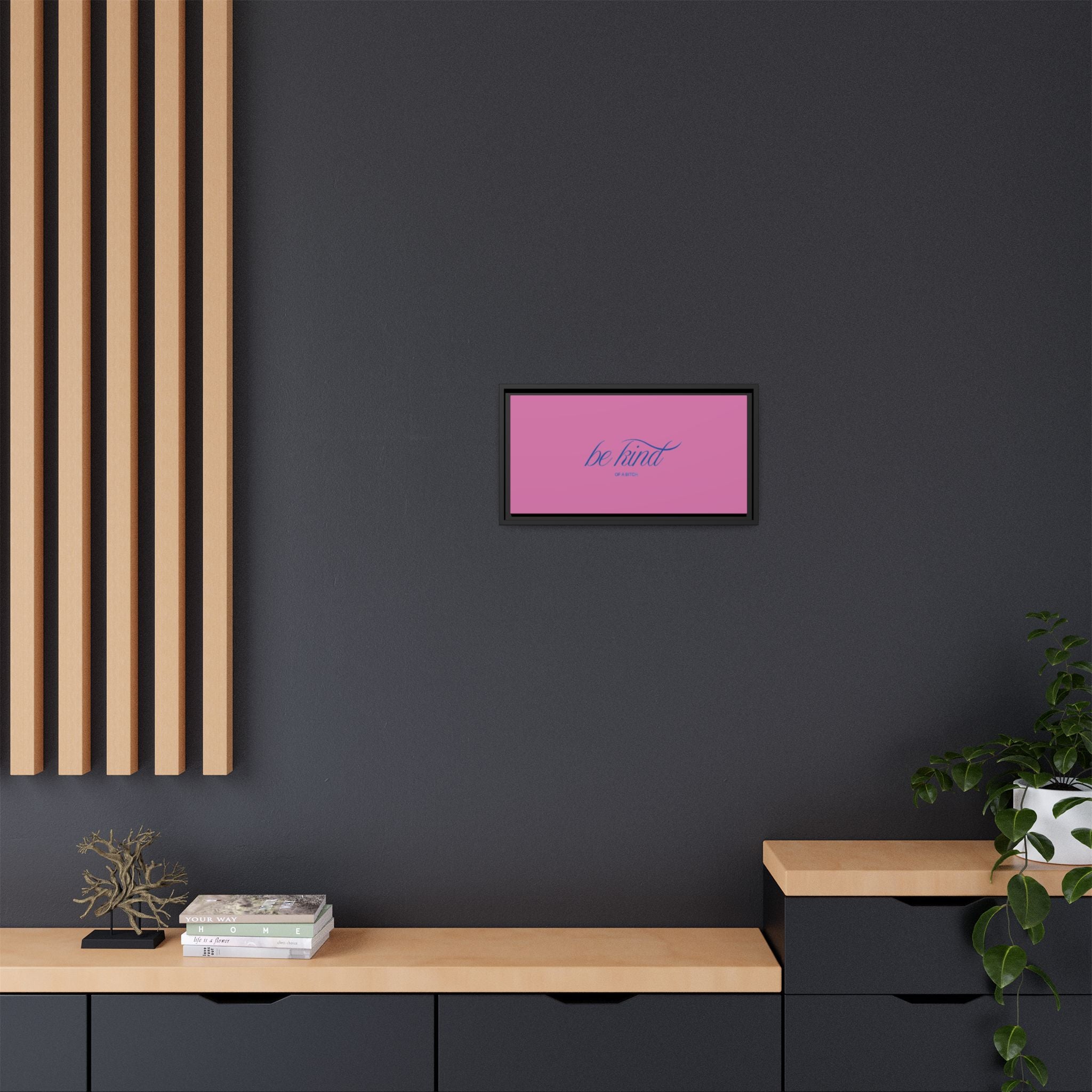 Matte Canvas, Framed (Multi-color)