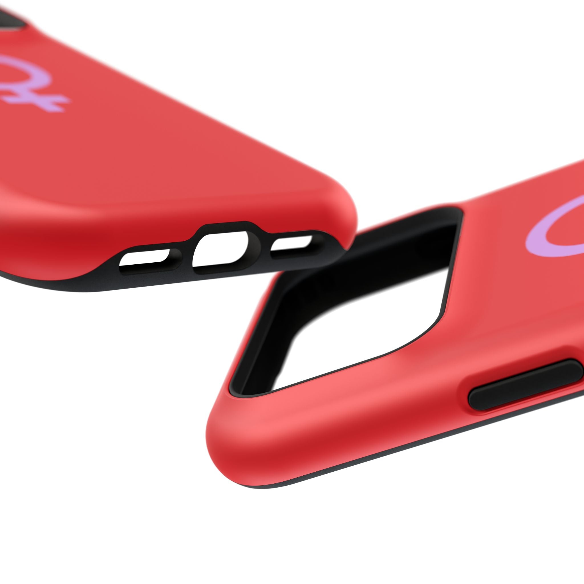 Venus Female Symbol phone case | Impact-Resistant Case, Red