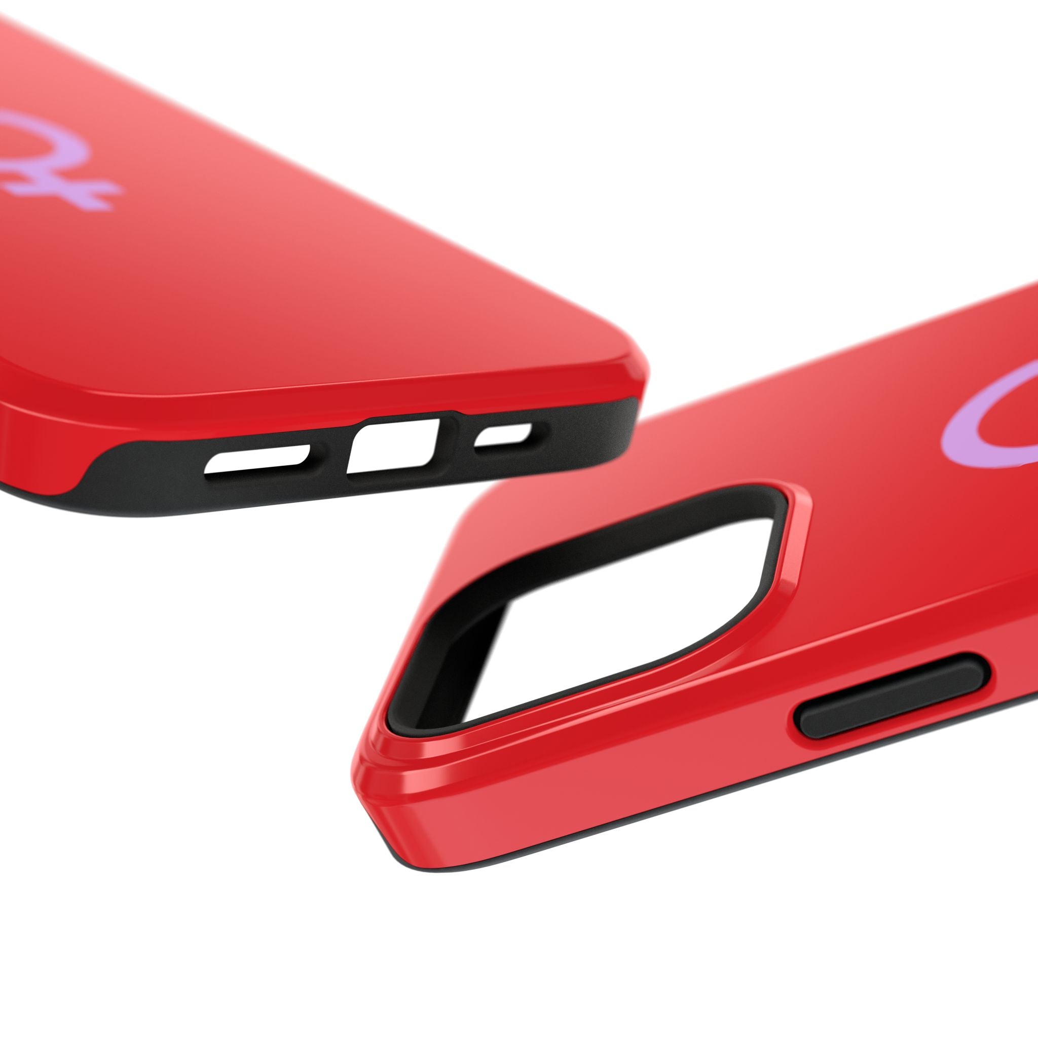 Venus Female Symbol phone case | Impact-Resistant Case, Red