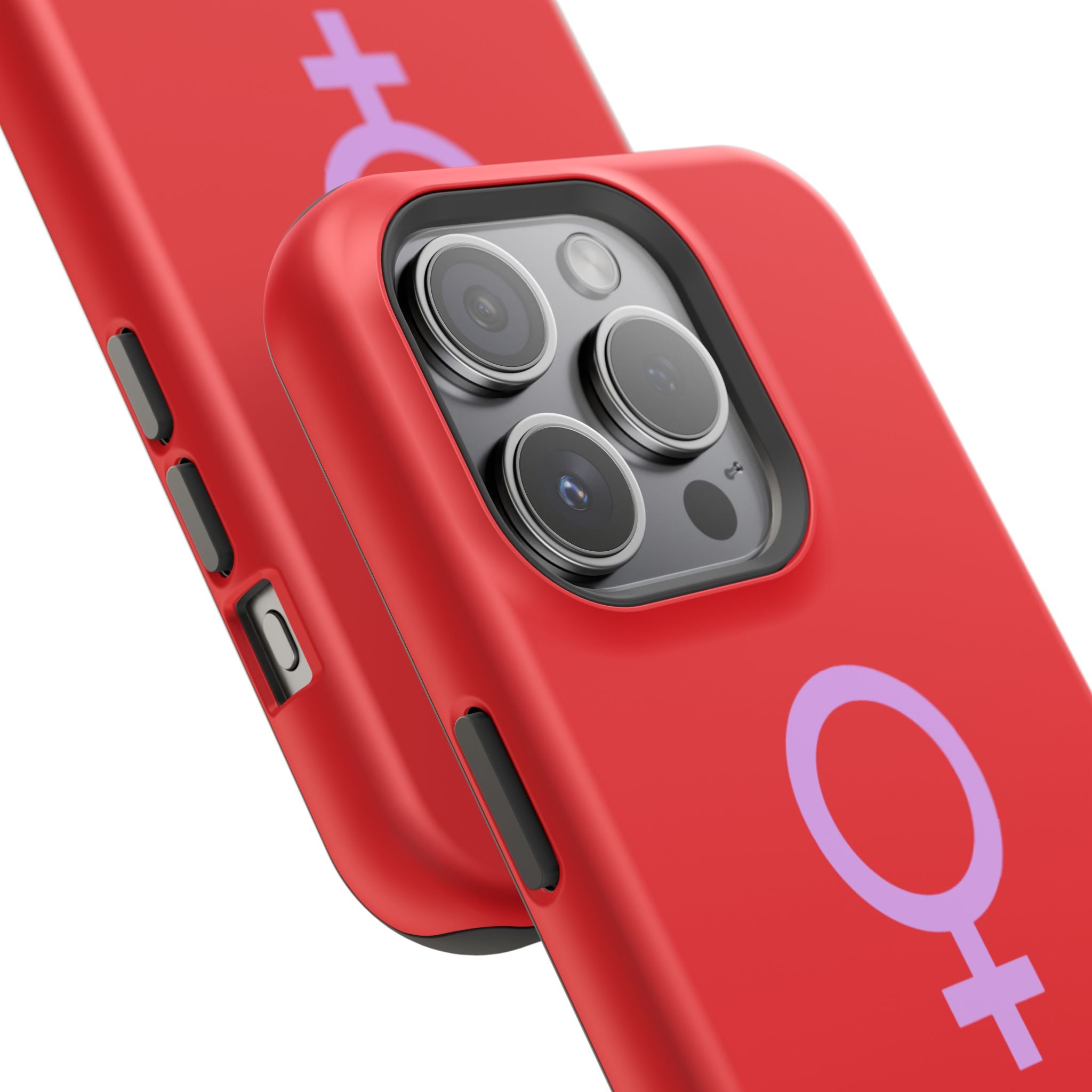 Venus Female Symbol phone case | Impact-Resistant Case, Red