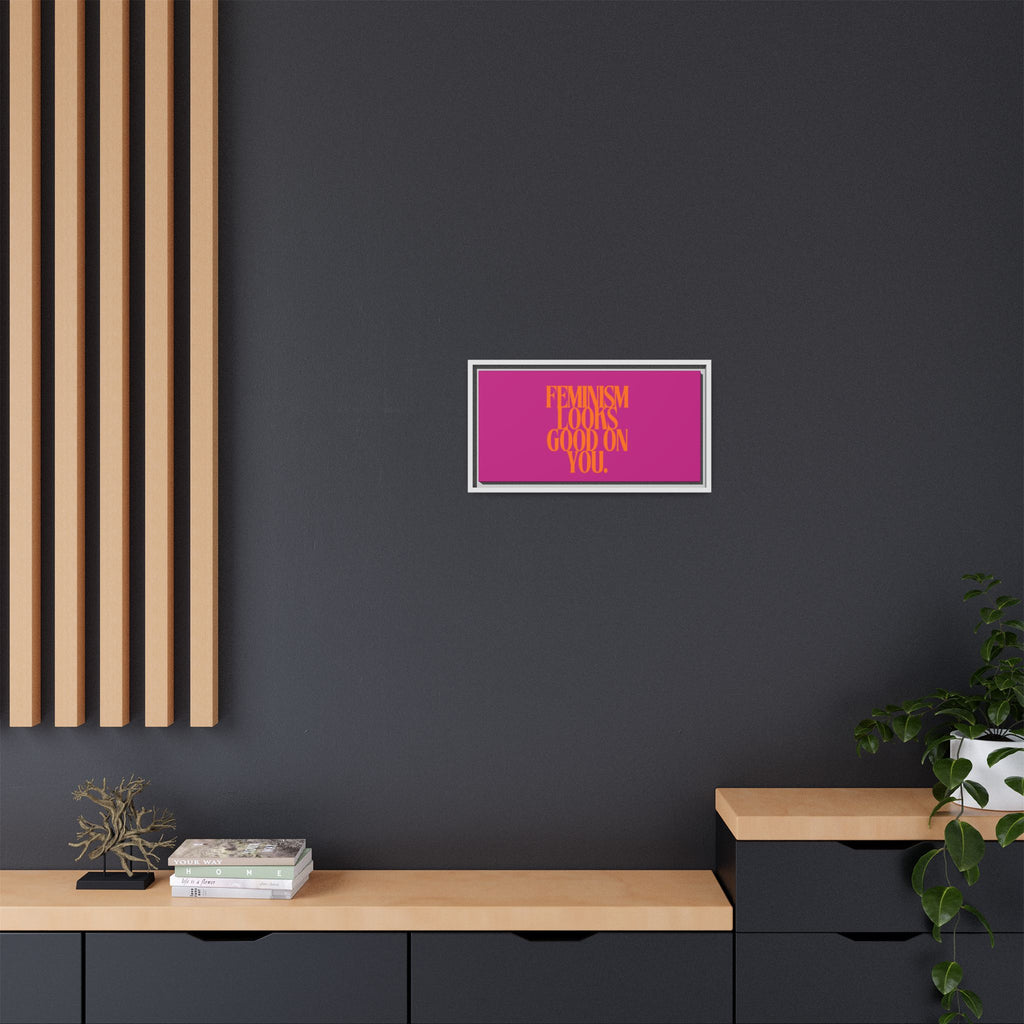 Matte Canvas, Framed (Multi-color)
