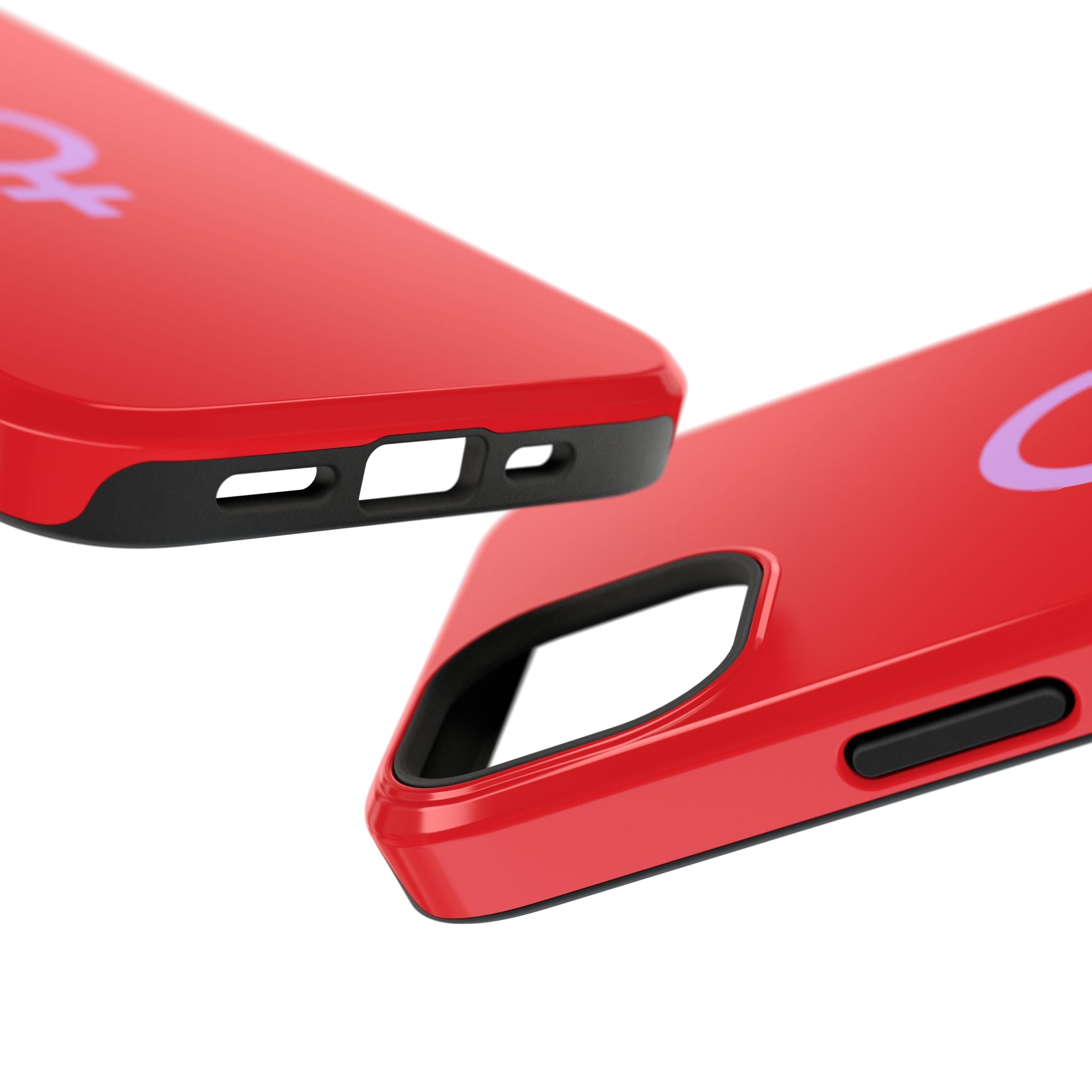 Venus Female Symbol phone case | Impact-Resistant Case, Red