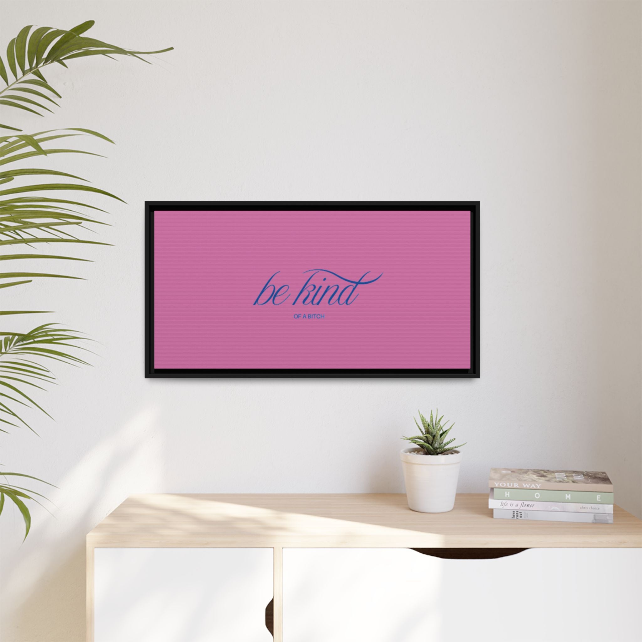 Matte Canvas, Framed (Multi-color)