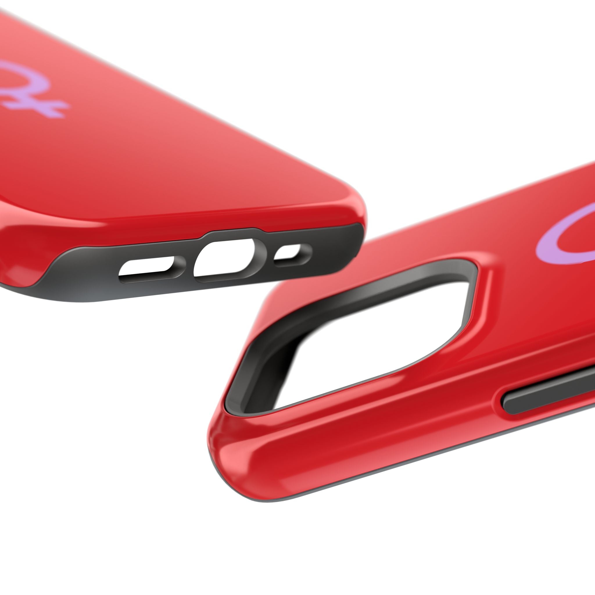 Venus Female Symbol phone case | Impact-Resistant Case, Red