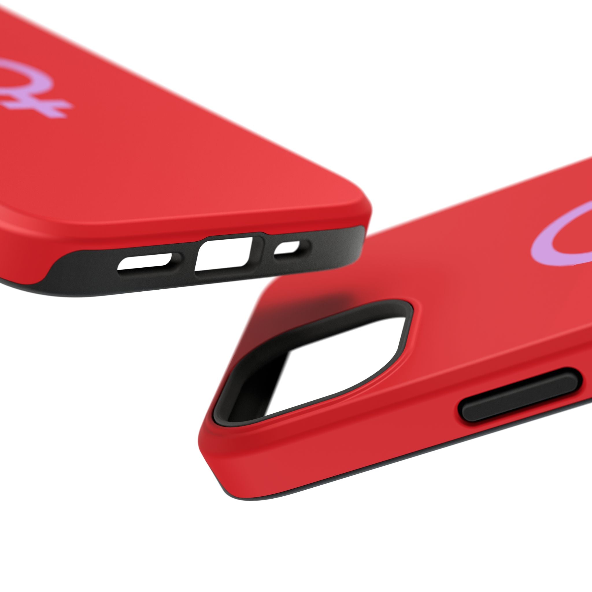 Venus Female Symbol phone case | Impact-Resistant Case, Red